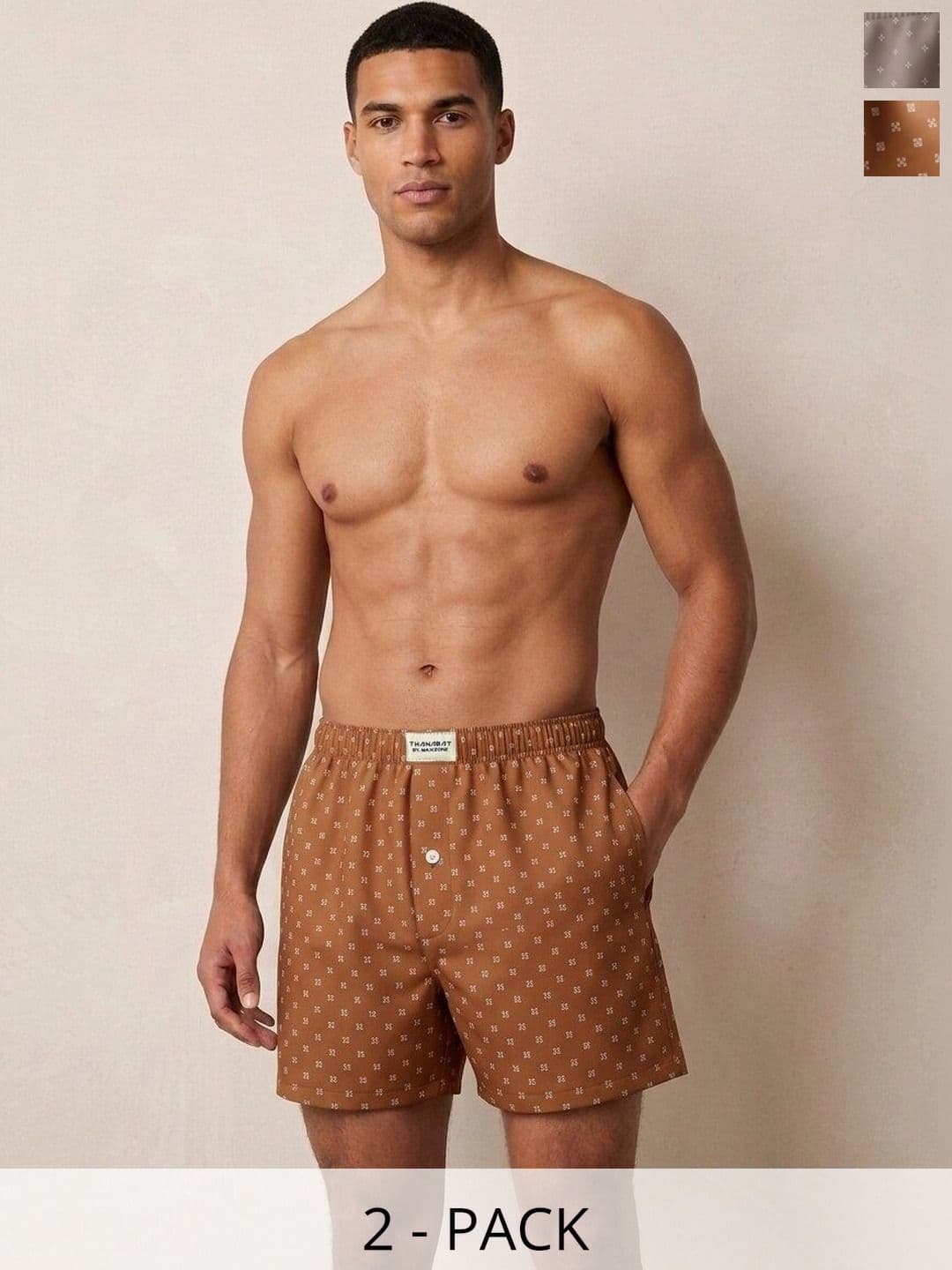 MAXZONE Pack Of 2 Printed Pure Cotton Boxers - view 1