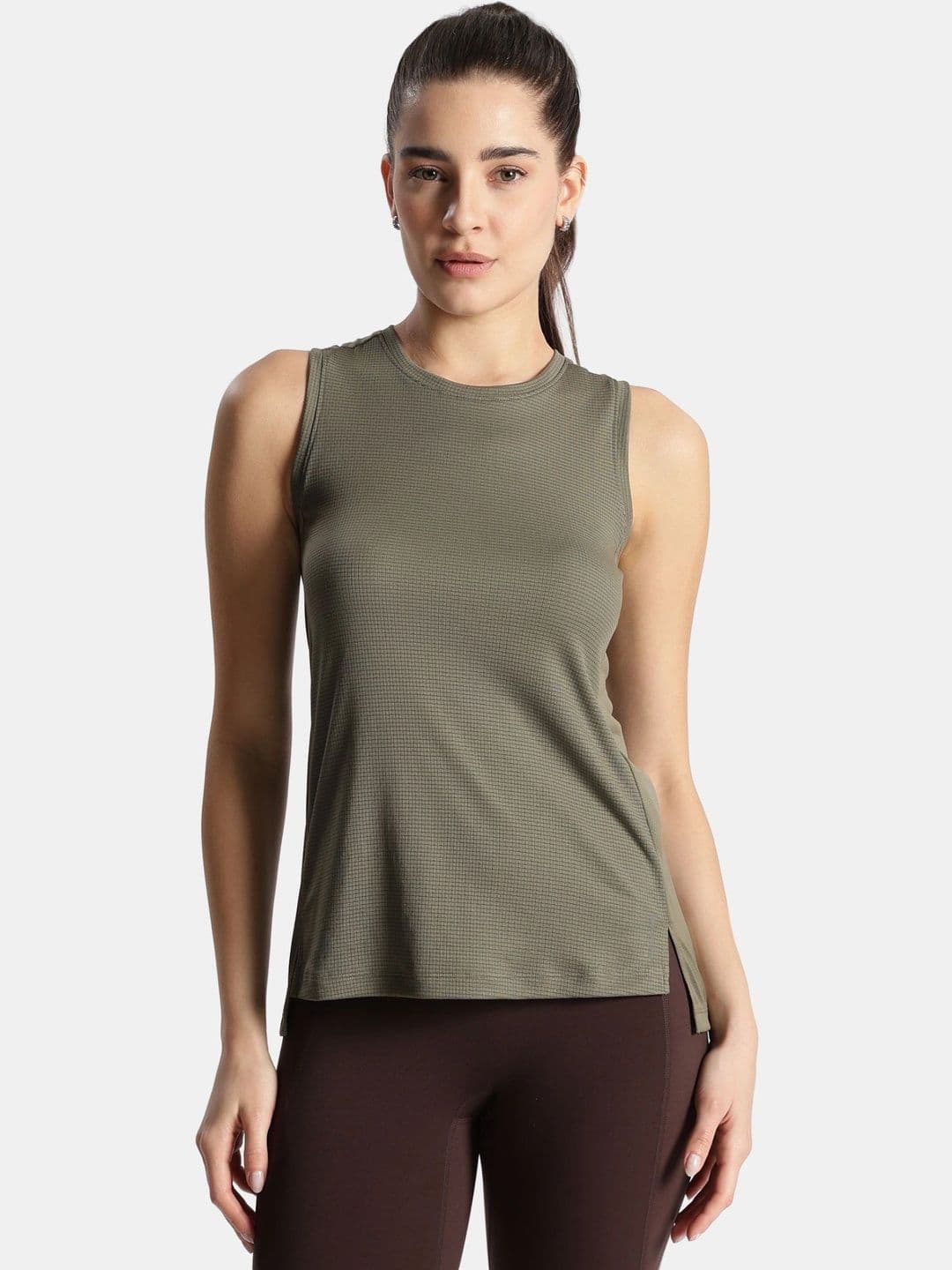 Jockey Microfiber Fabric Regular Fit Tank Top with StayDry Treatment - MW89 - view 1