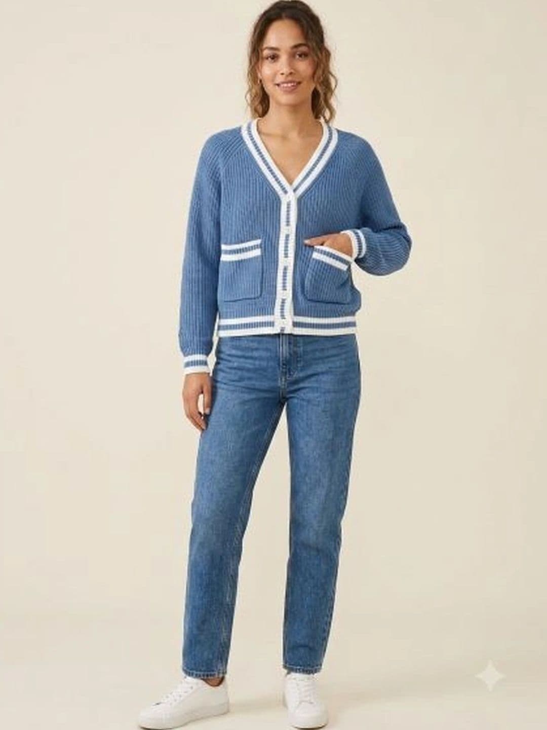 NoBarr Women Colourblocked Cardigan - view 1