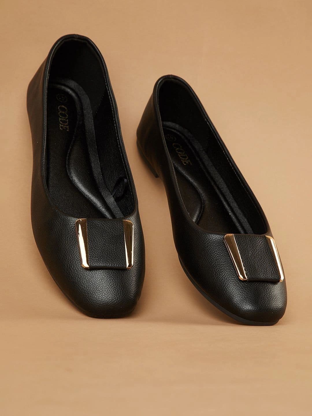 CODE by Lifestyle Textured Round Toe Slip-On Ballerinas - view 1