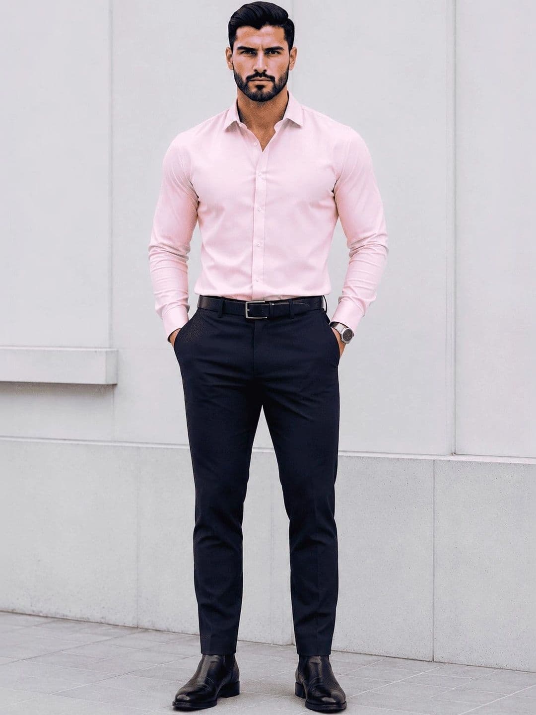 DEVIN FOX Men Slim Fit Trousers - view 1