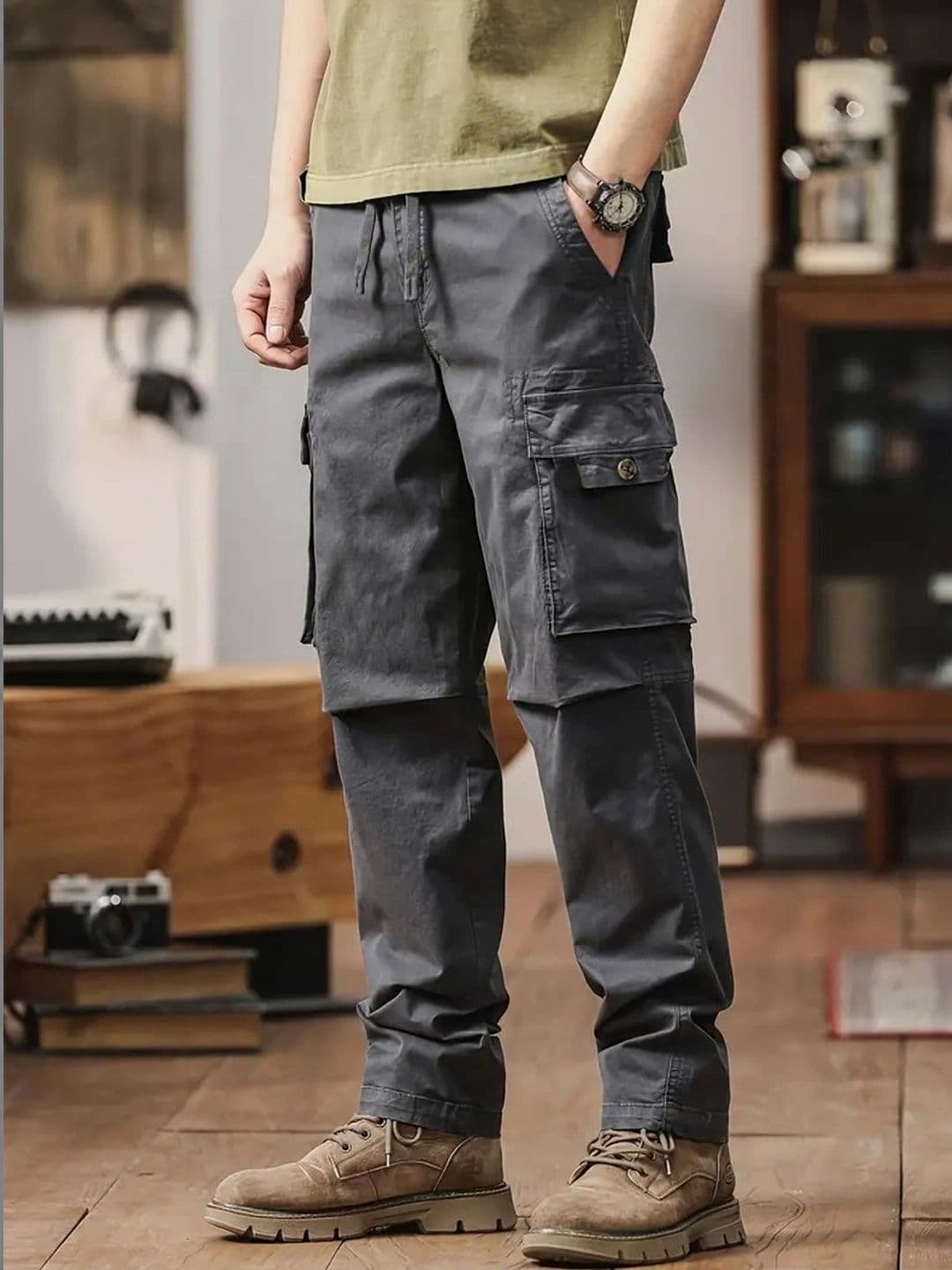 Moda Rapido Men Easy Wash Cargos Trousers - view 1