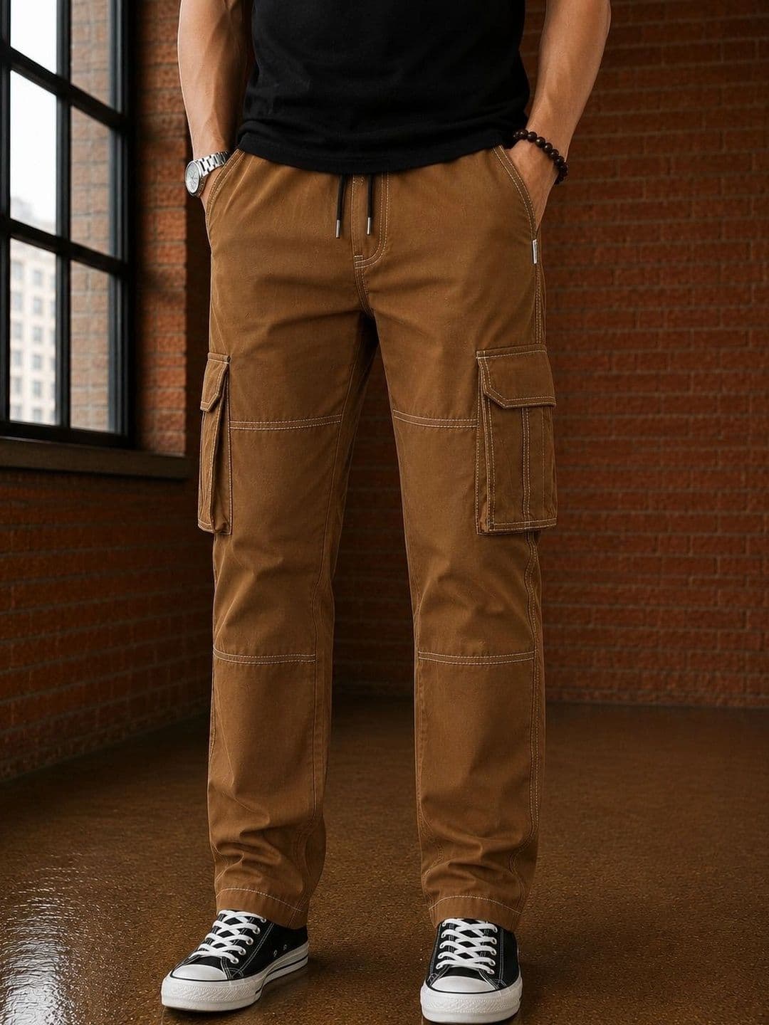 Moda Rapido Men Relaxed Cargos Trousers - view 1