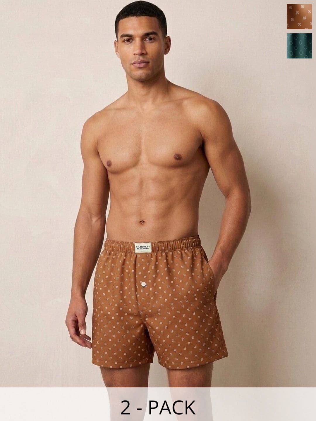 MAXZONE Pack Of 2 Printed Pure Cotton Boxers - view 1