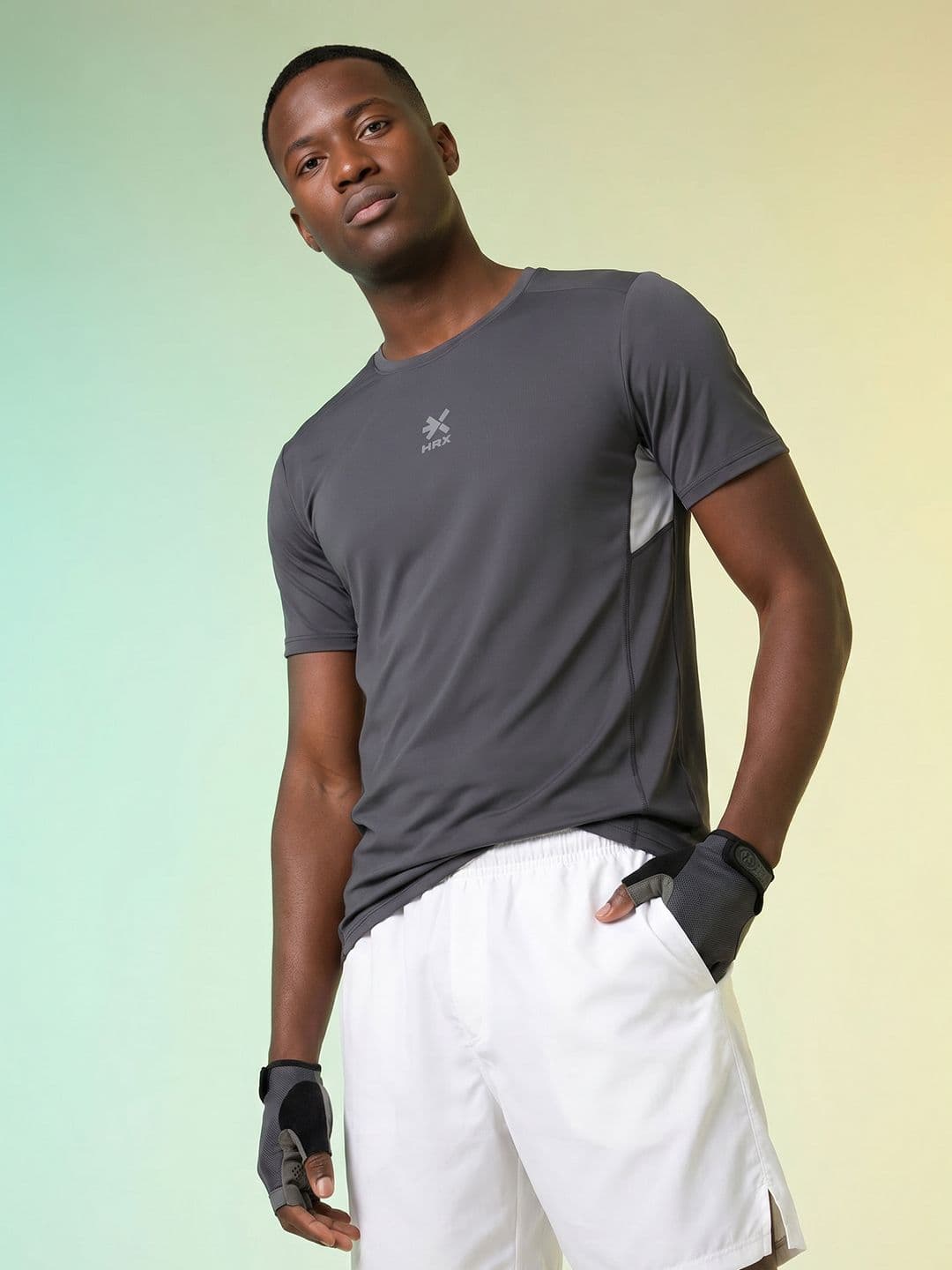 HRX by Hrithik Roshan Rapid-Dry Training T-shirt - view 1