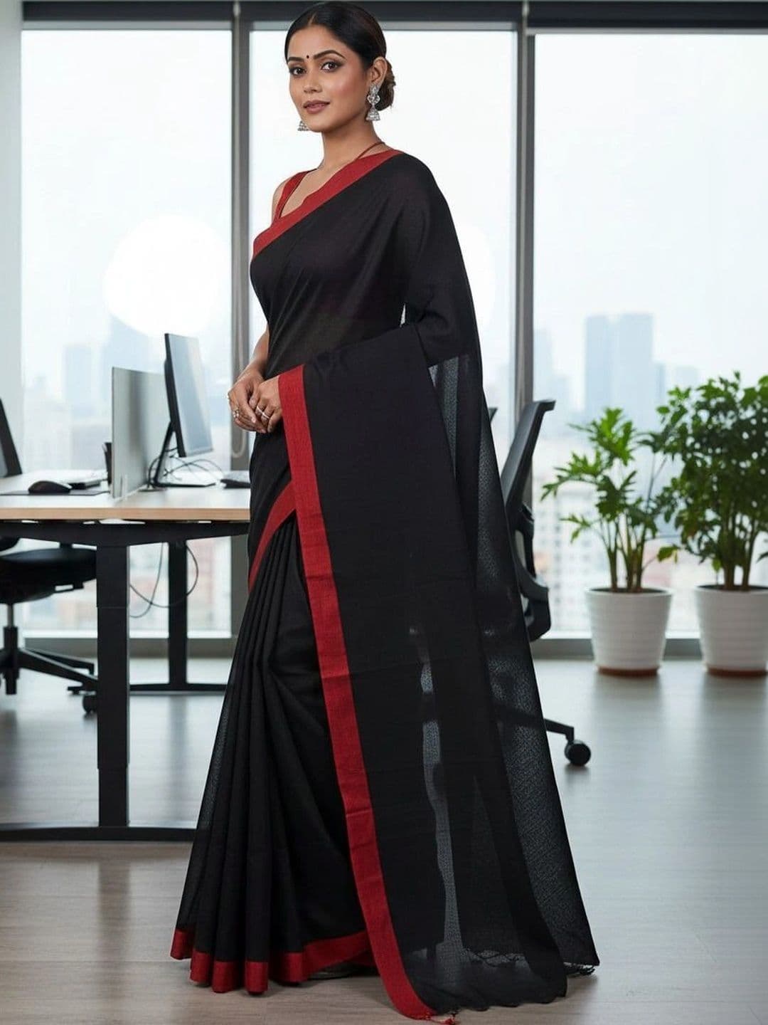 BongAp Pure Cotton Saree - view 1