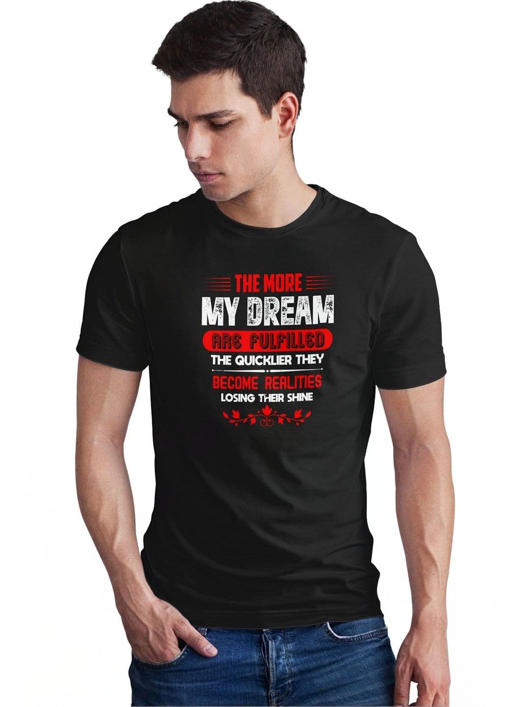 Seekbuylove Men Typography Printed Bio Finish T-shirt - view 1