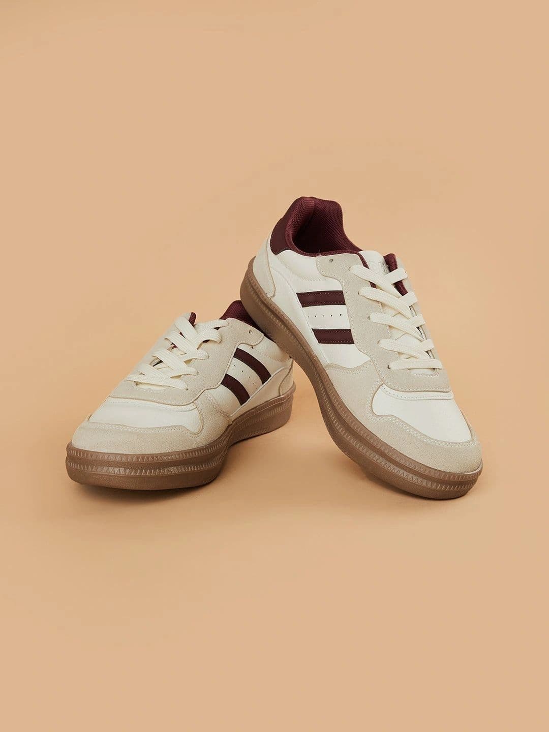 Ginger by Lifestyle Women Colourblocked PU Sneakers - view 1
