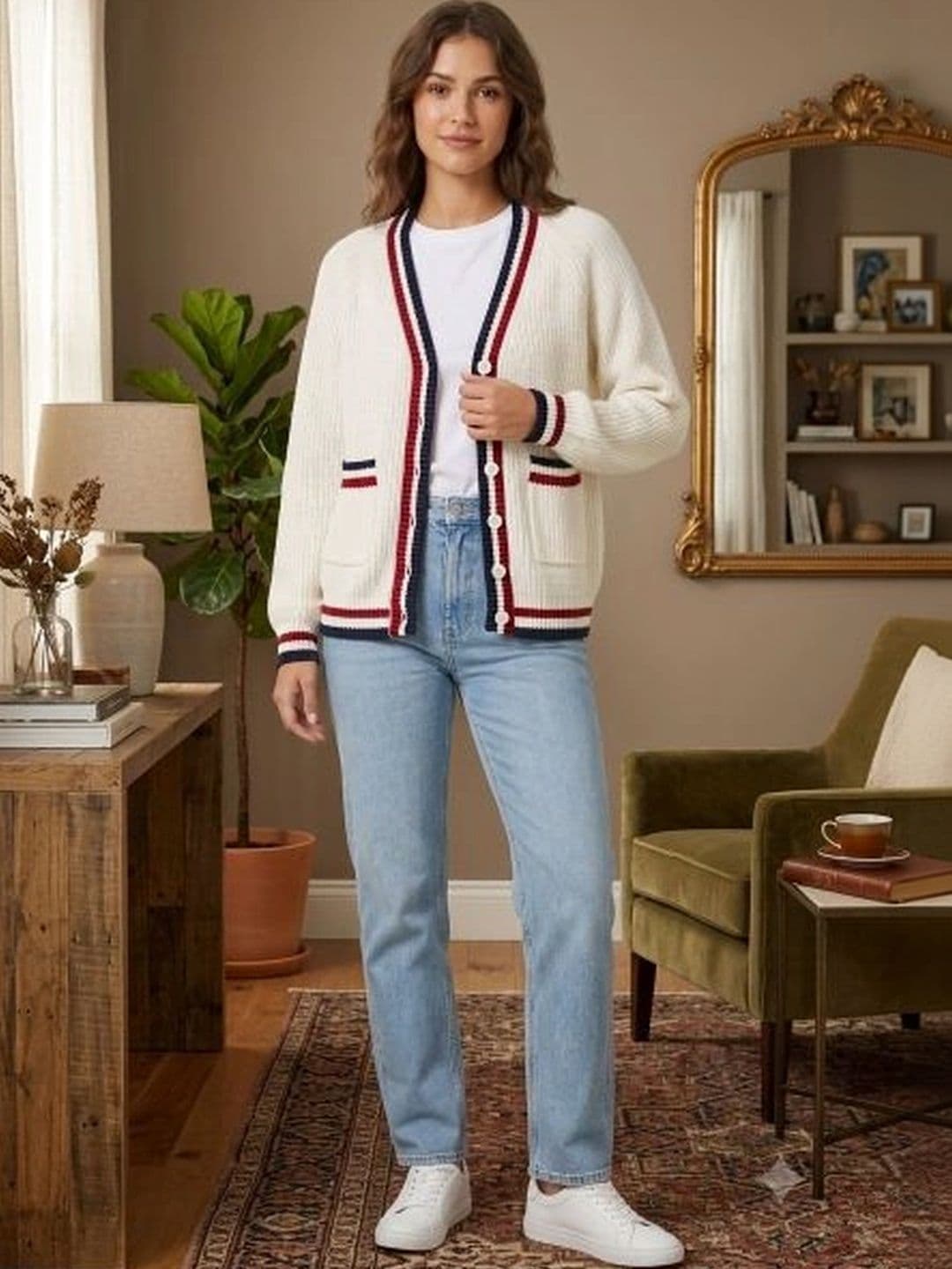 NoBarr Women Colourblocked Cardigan - view 1
