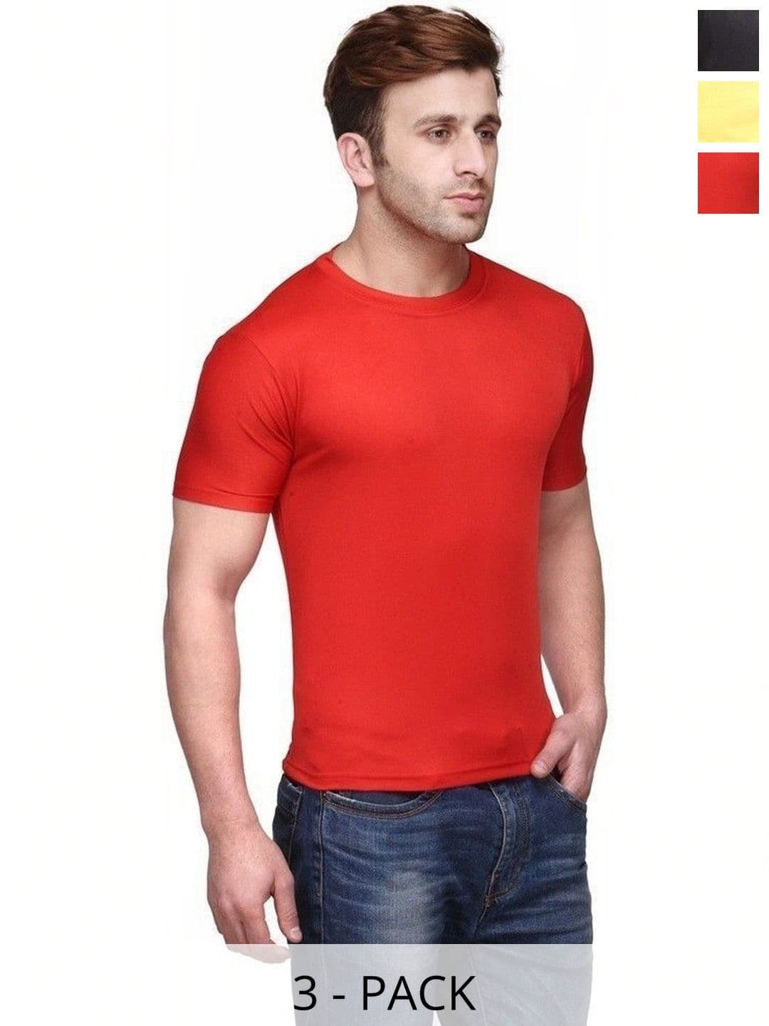 FUNKY GUYS Men 3 Slim Fit T-shirt - view 1
