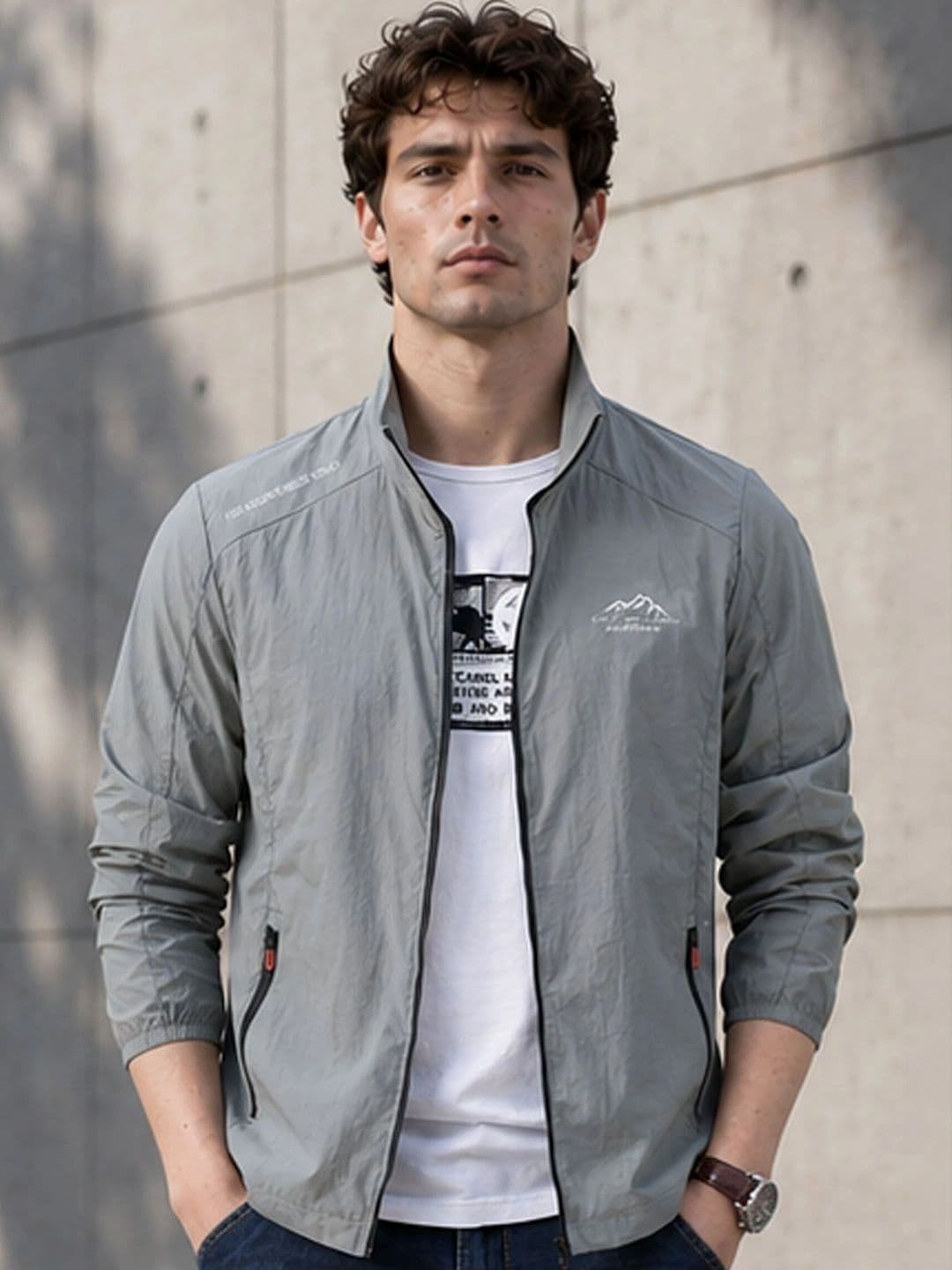 StyleCast Men Lightweight Sporty Jacket - view 1
