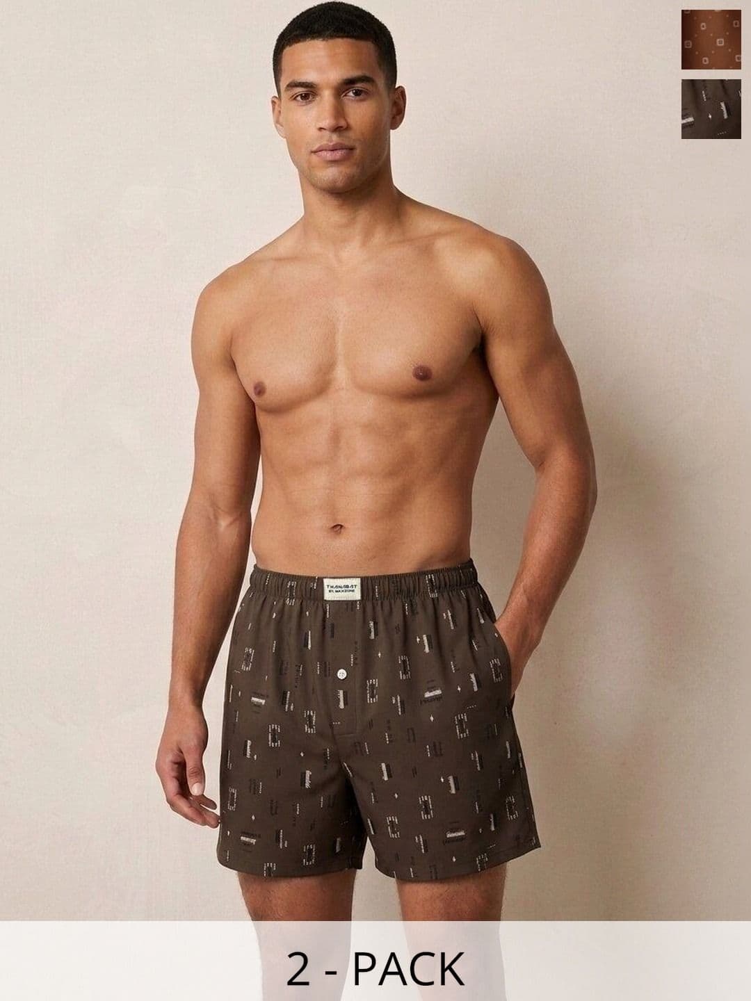 MAXZONE Pack Of 2 Printed Pure Cotton Boxers - view 1