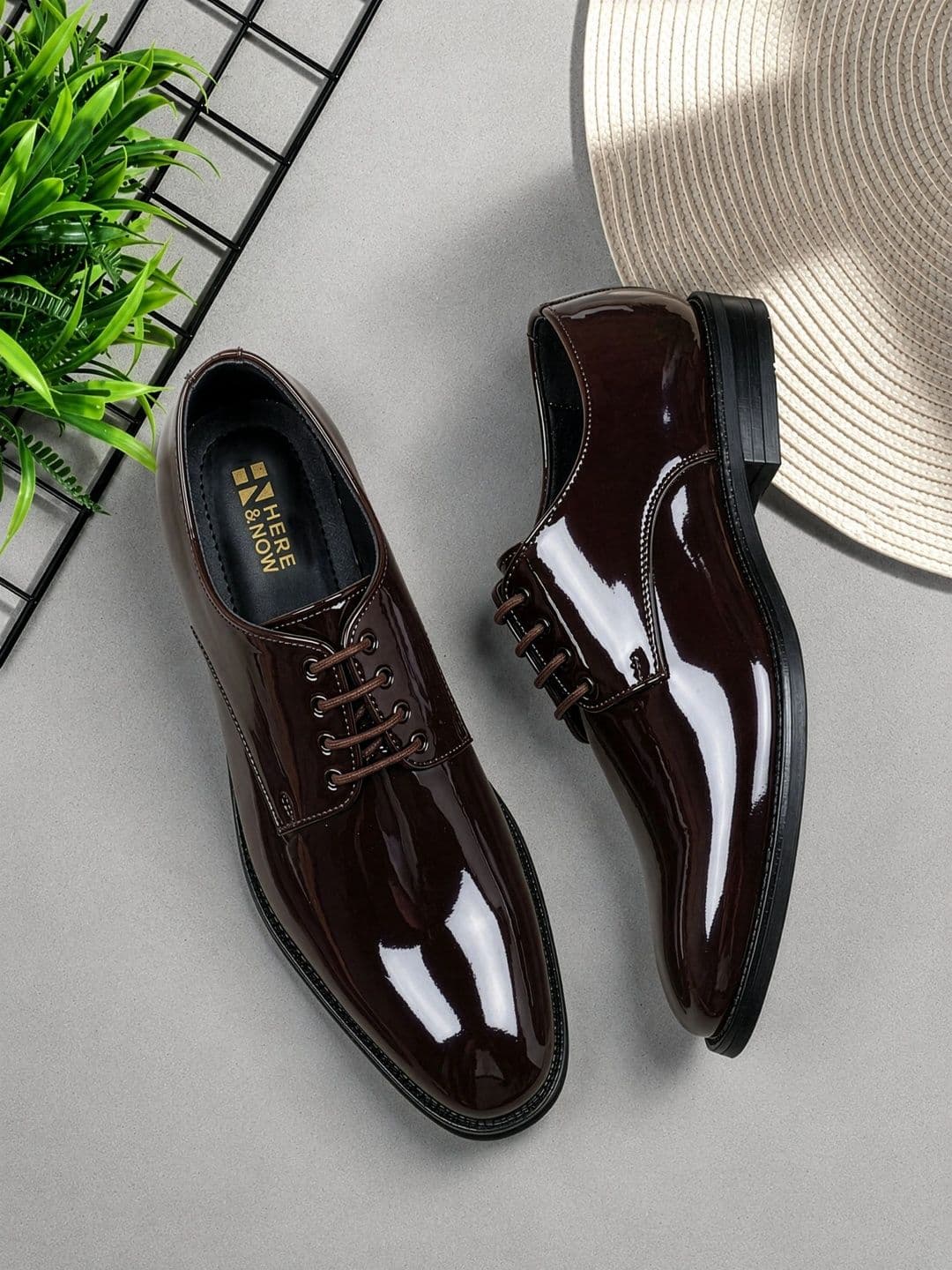 HERE&NOW Men Round Toe Lace-Ups Formal Derbys - view 1