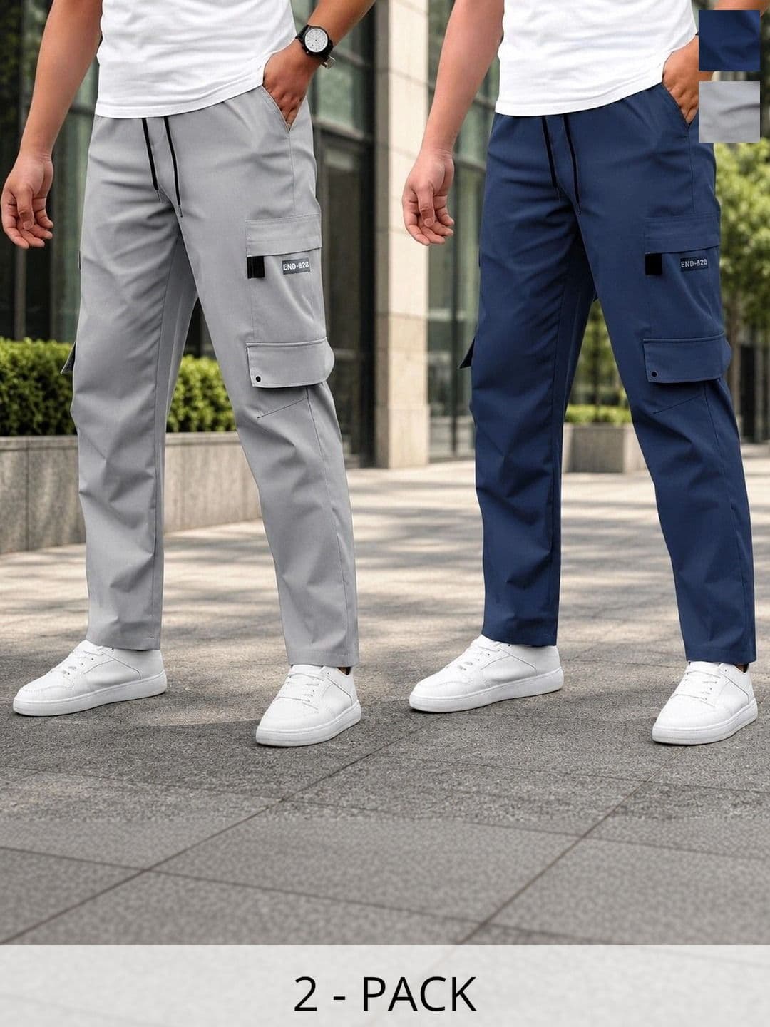 Dwiden Men Easy Wash Cargos Trousers - view 1