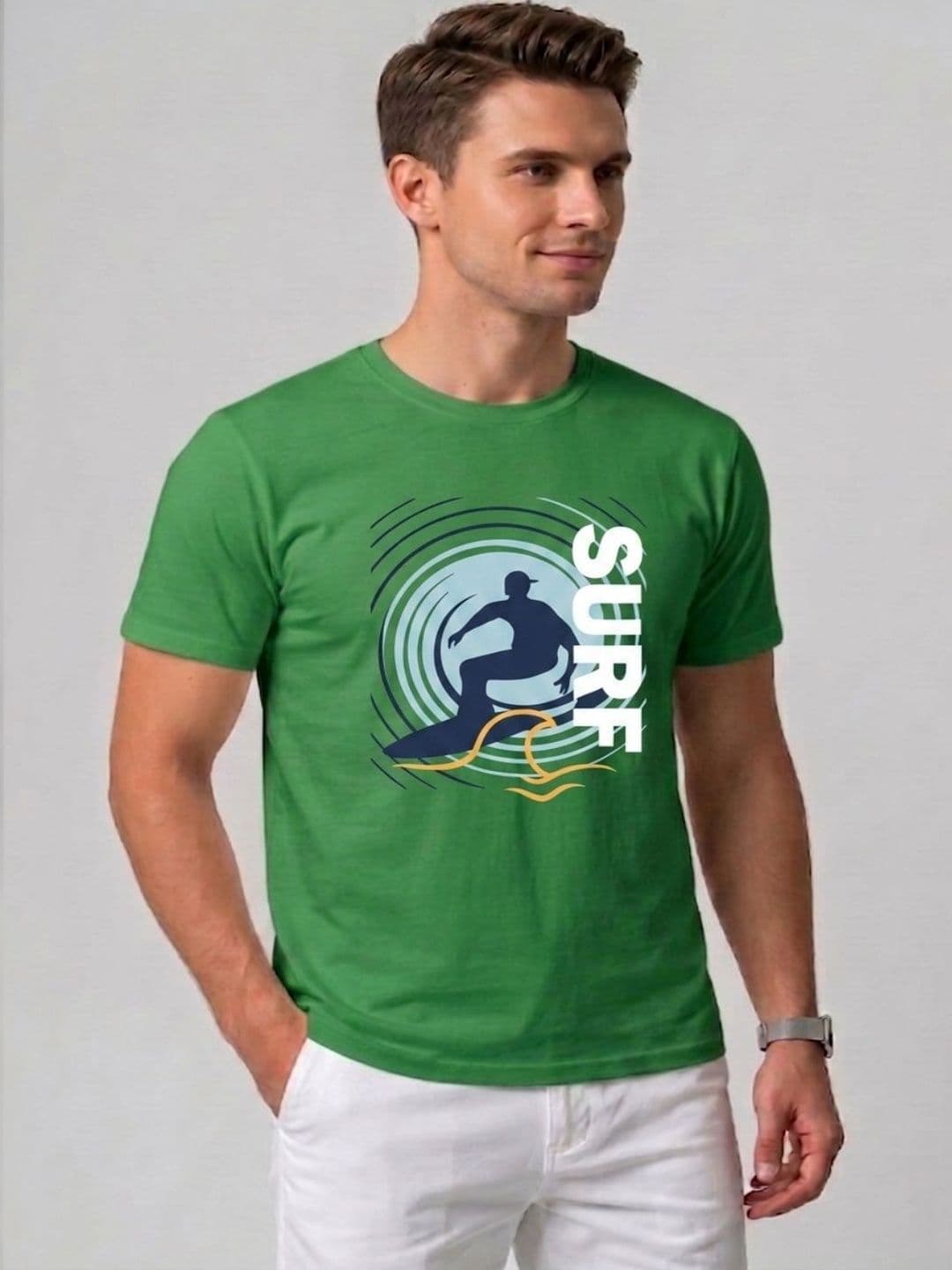 Attire Hub Men Printed T-shirt - view 1