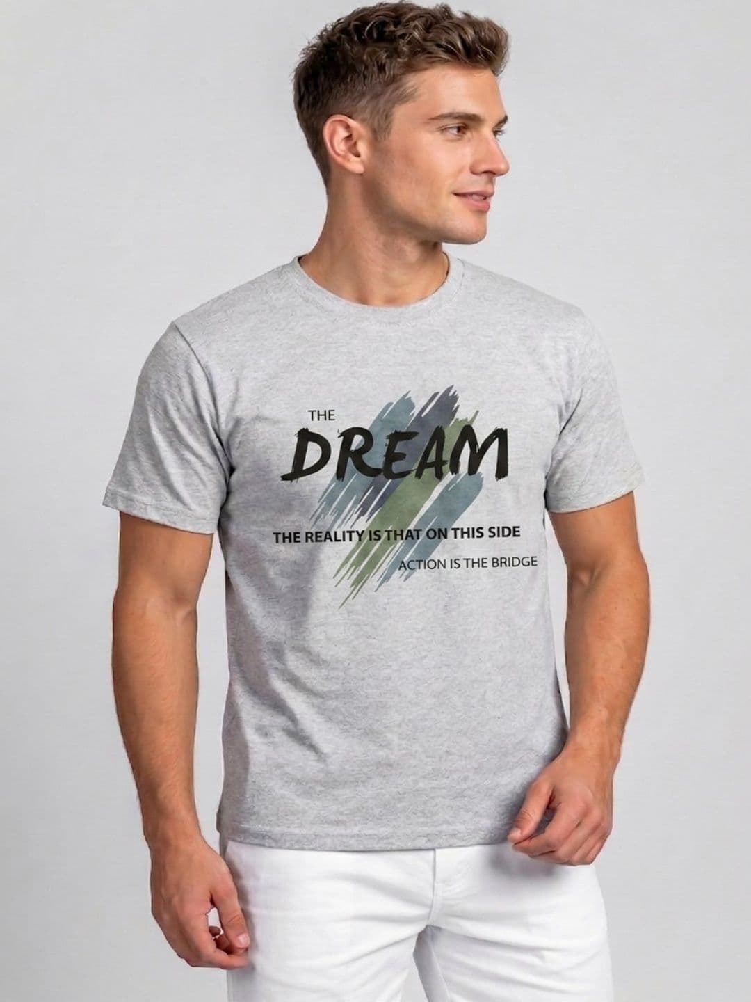 Attire Hub Men Typography Printed T-shirt - view 1