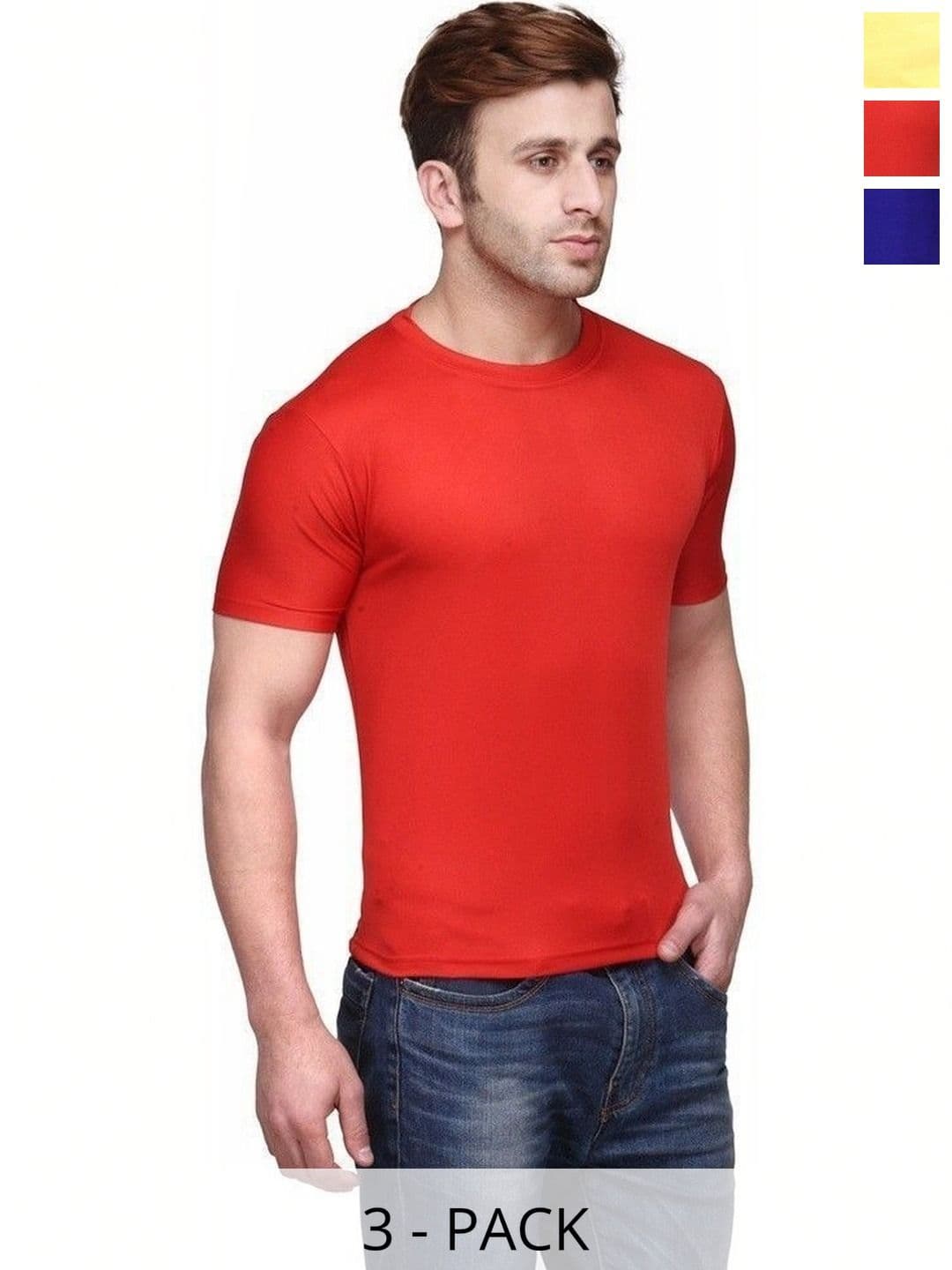 FUNKY GUYS Men 3 Slim Fit T-shirt - view 1