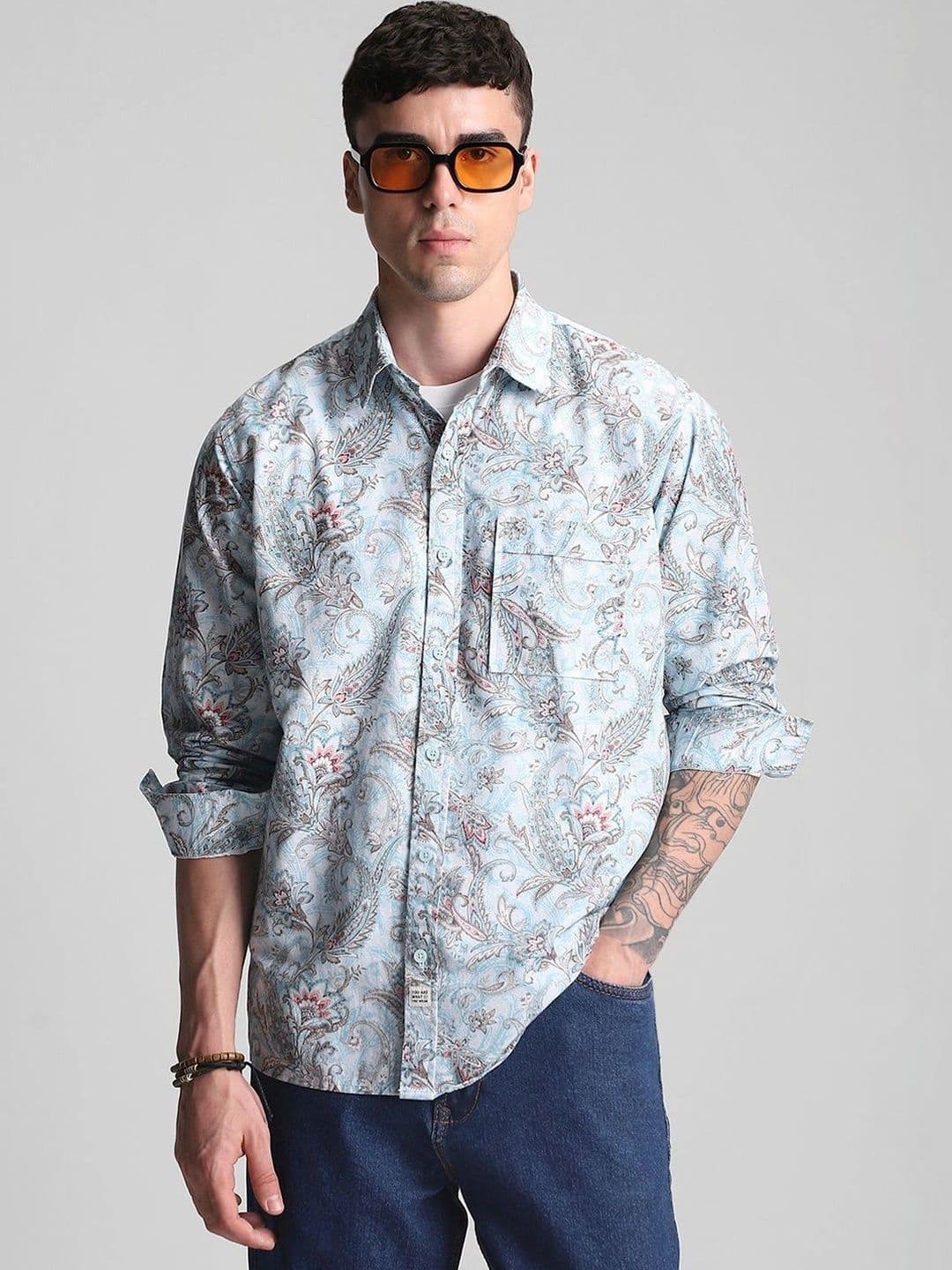 Klub Fox Men Printed Casual Shirt - view 1