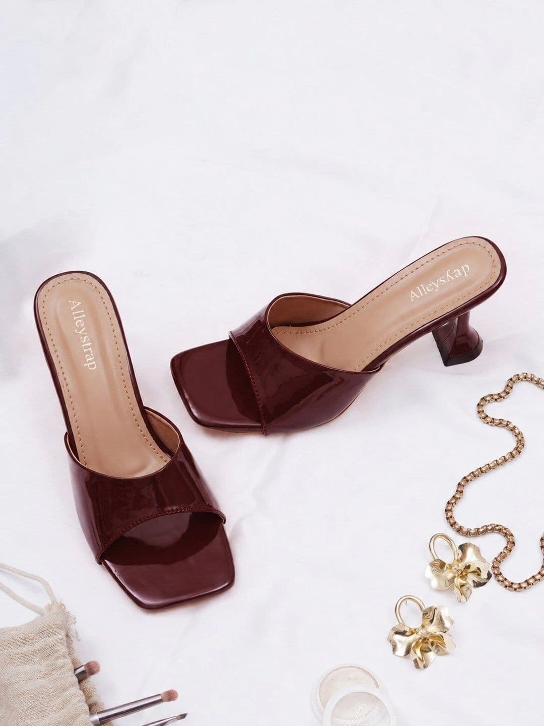 ALLEYSTRAP Slim Heeled Mules - view 1