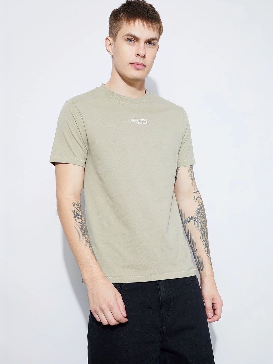 Fame Forever by Lifestyle Men Typography Printed T-shirt - view 1