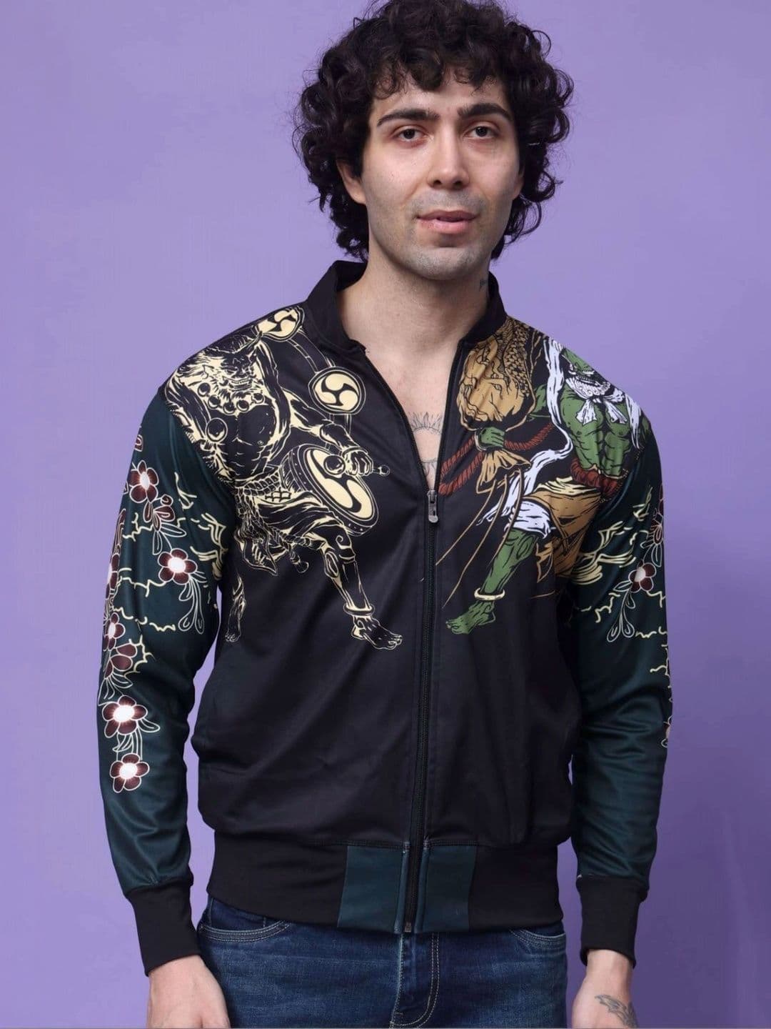 Flirty Soul Men Bomber Jacket - view 1