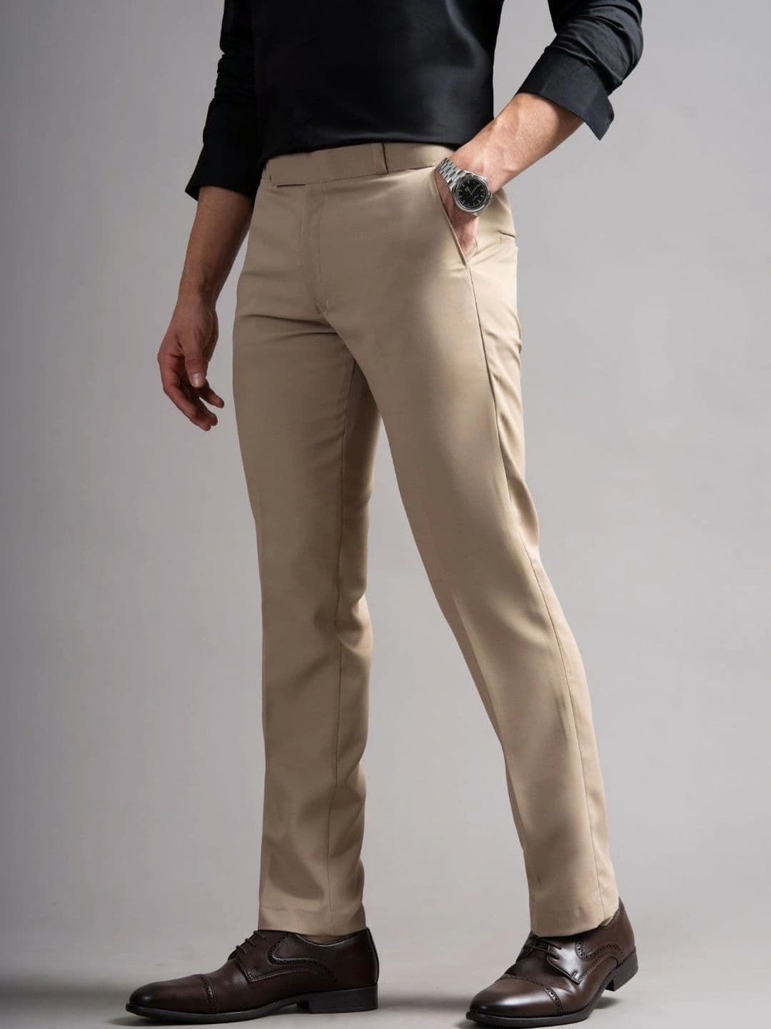 PAUL STREET Men Classic Slim Fit Trousers - view 1