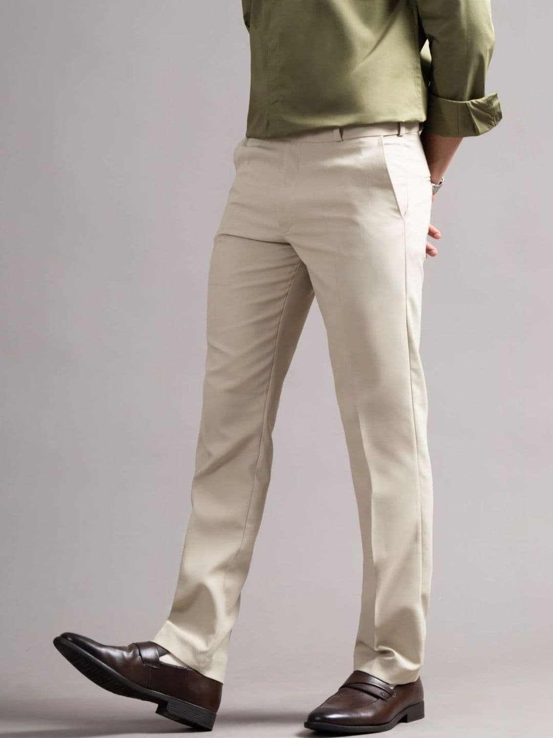 PAUL STREET Men Classic Slim Fit Trousers - view 1