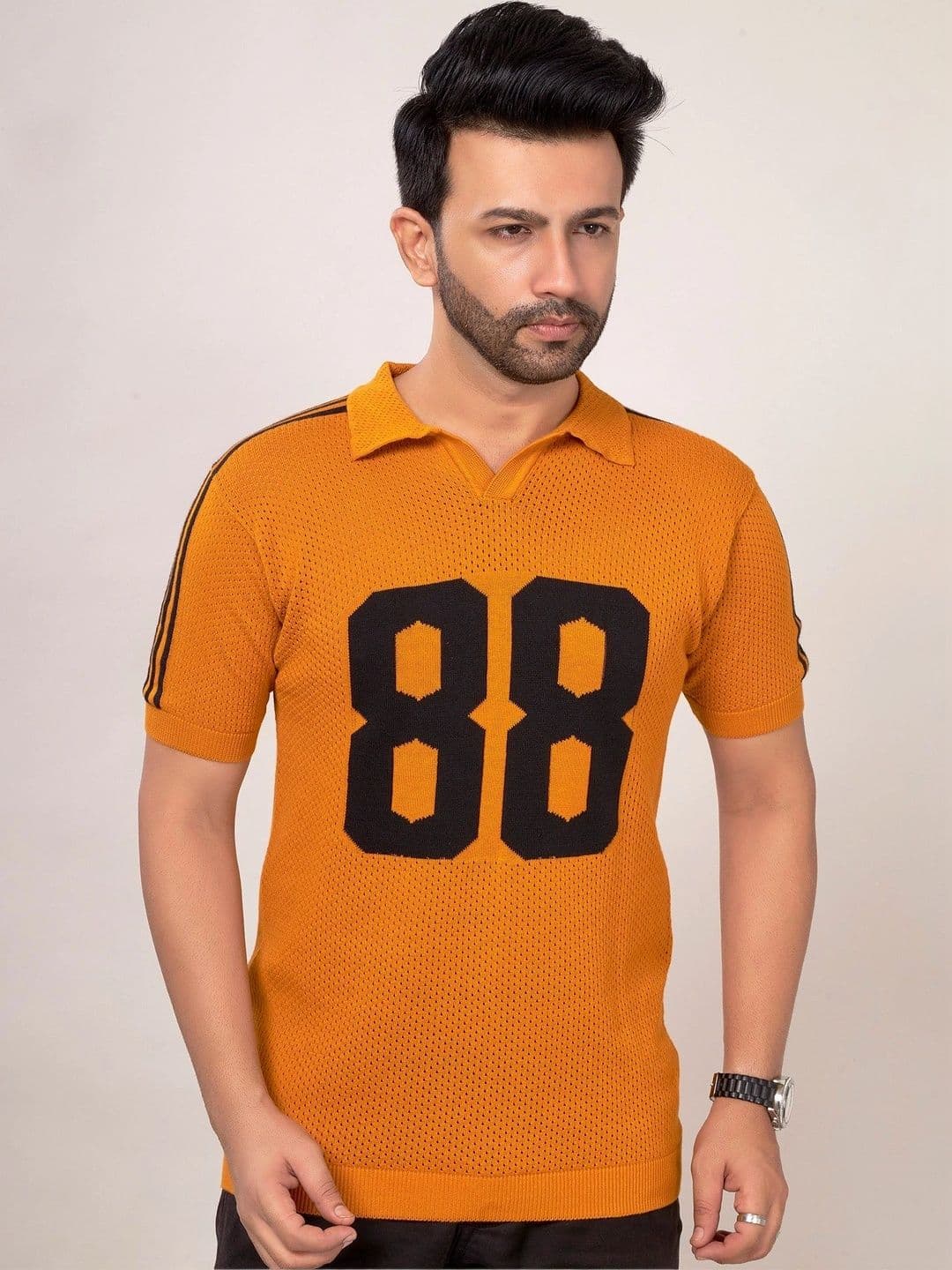 CHOKRA Men Typography Printed Polo Collar T-shirt - view 1