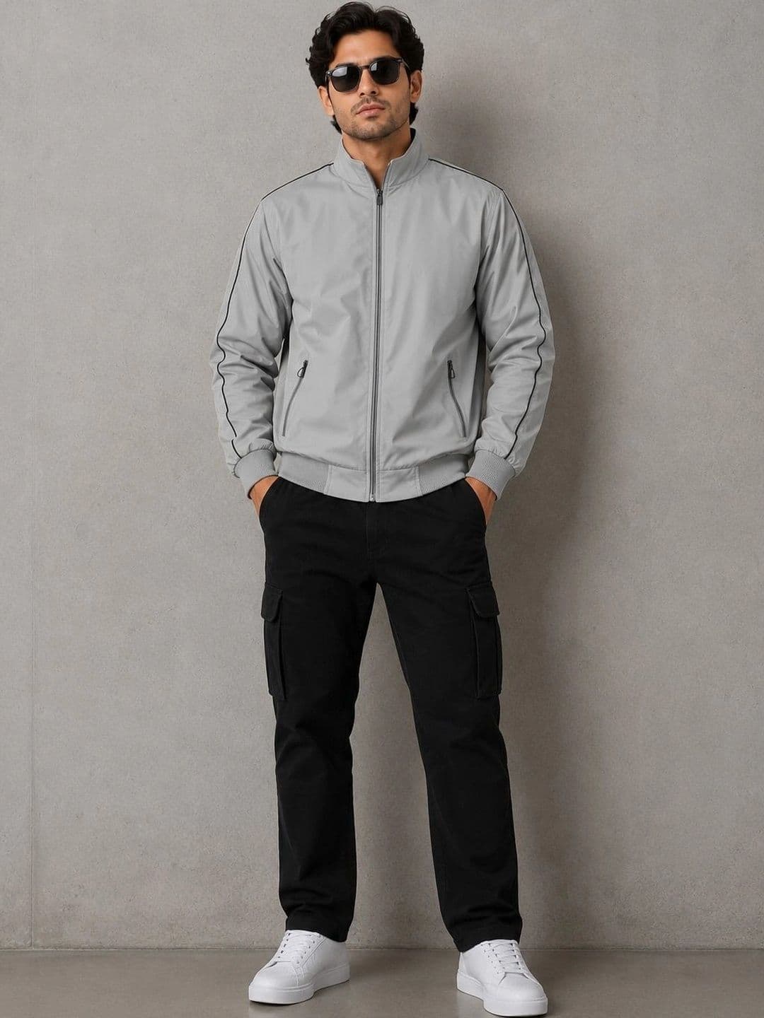 WILD COPS Men Lightweight Bomber Jacket - view 1
