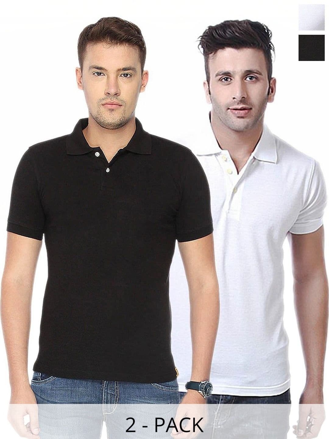 KETEX Men 2 Polo Collar Slim Fit T-shirt - view 1