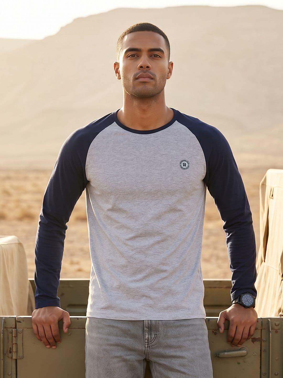 The Roadster Life Co. Colourblocked T-shirt - view 1