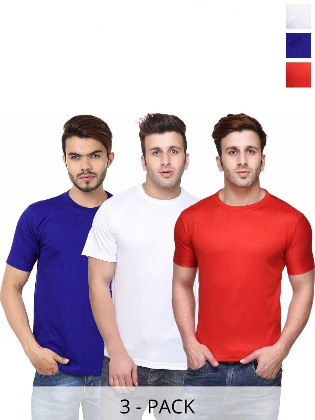 FUNKY GUYS Men 3 Slim Fit T-shirt - view 1
