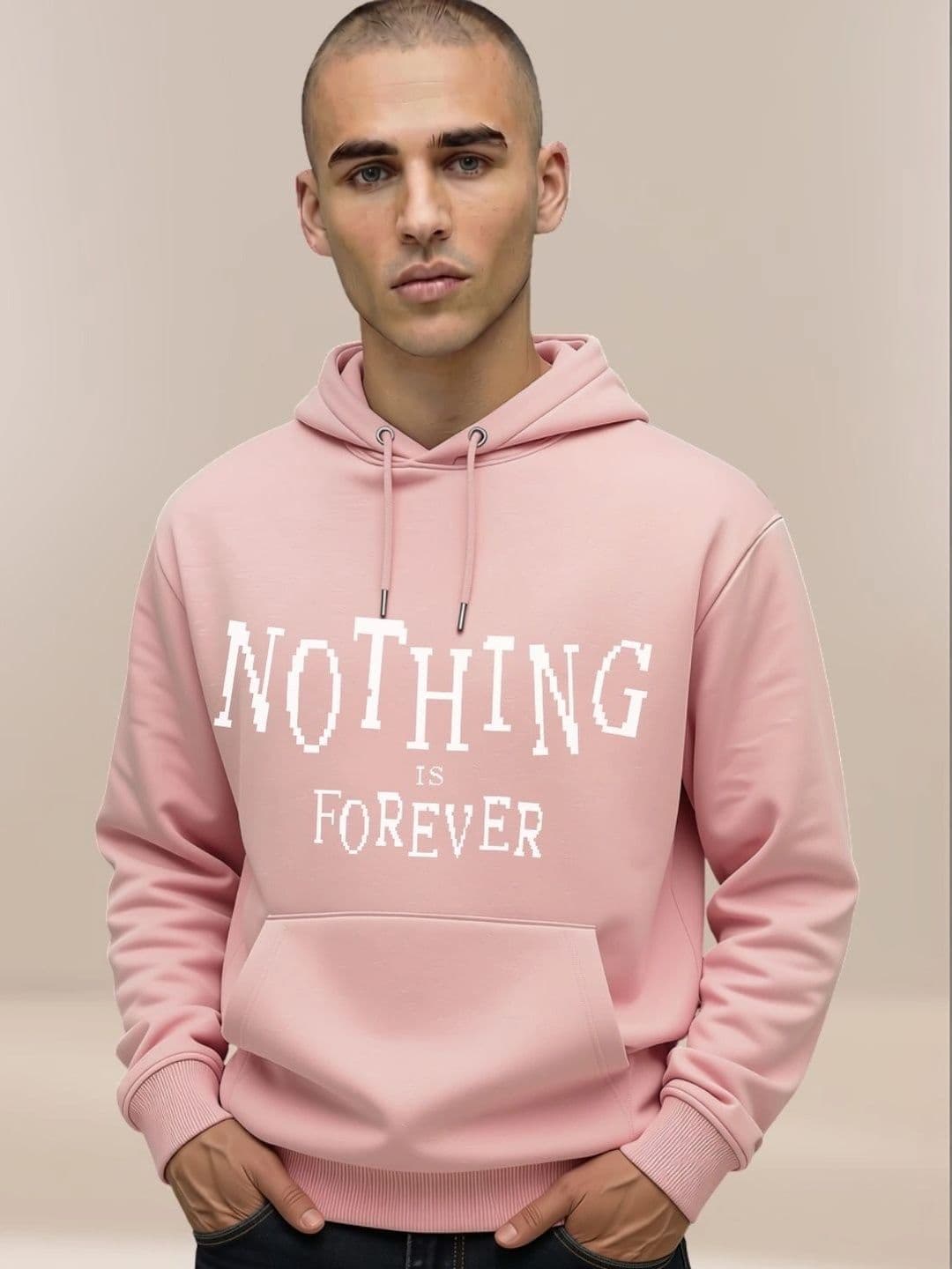 R.Code by The Roadster Life Co. Men Printed Hooded Sweatshirt - view 1