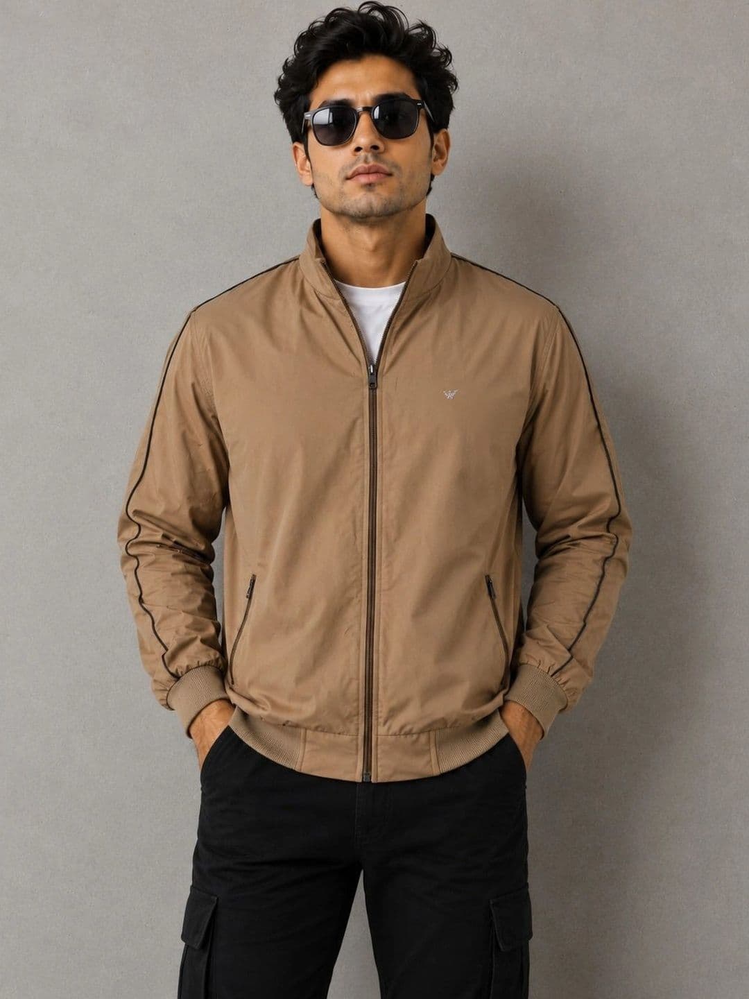 WILD COPS Men Lightweight Bomber Jacket - view 1