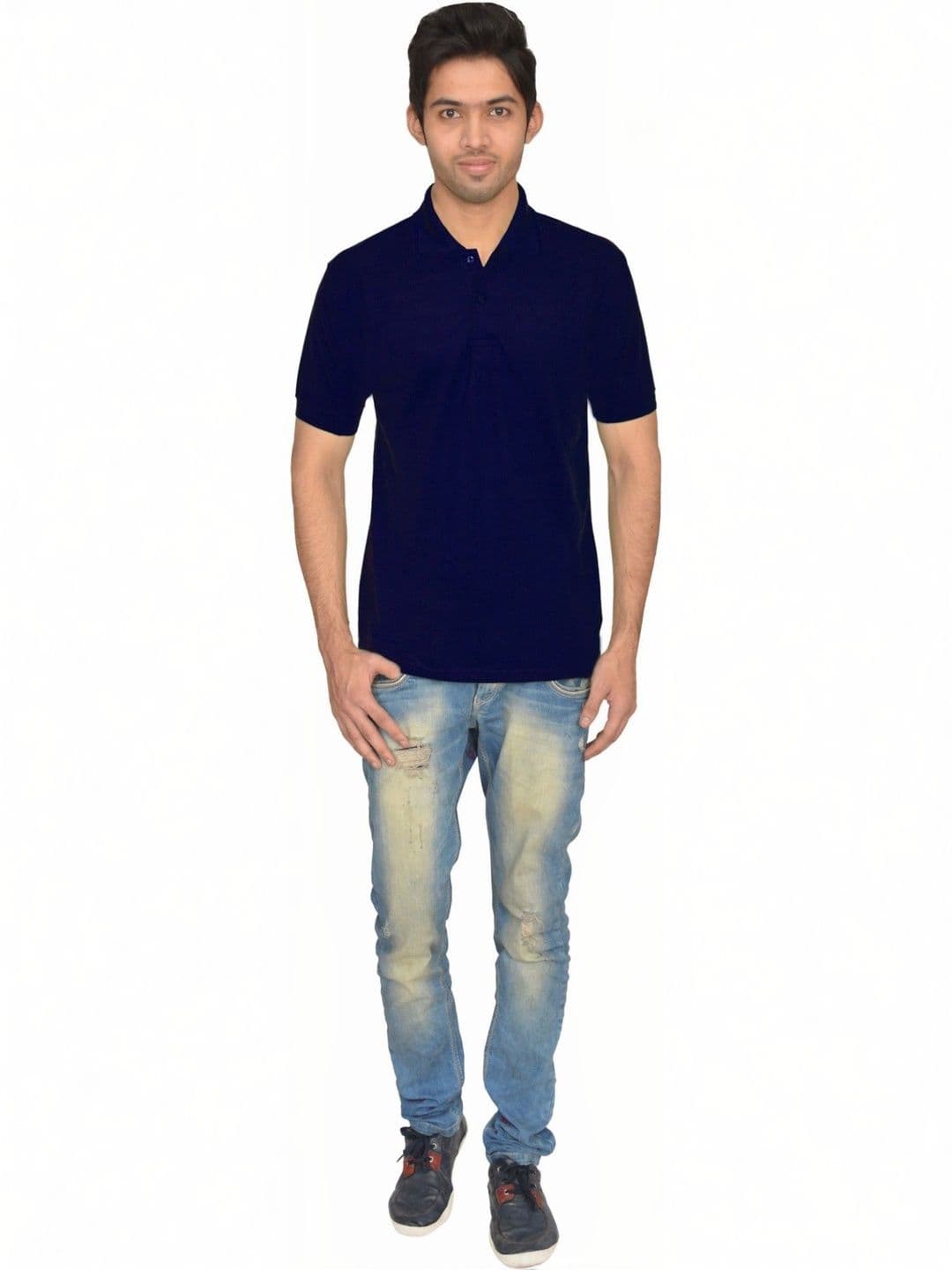 Double F Men Polo Collar T-shirt - view 1