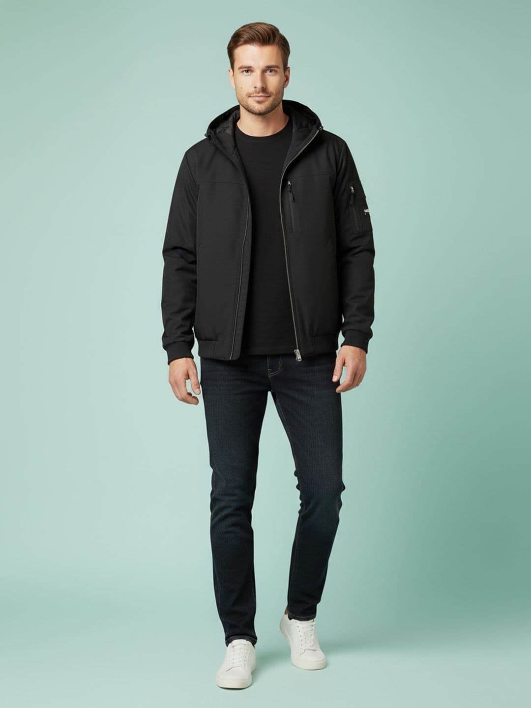 Mast & Harbour Men Tailored Jacket with Embroidered - view 1