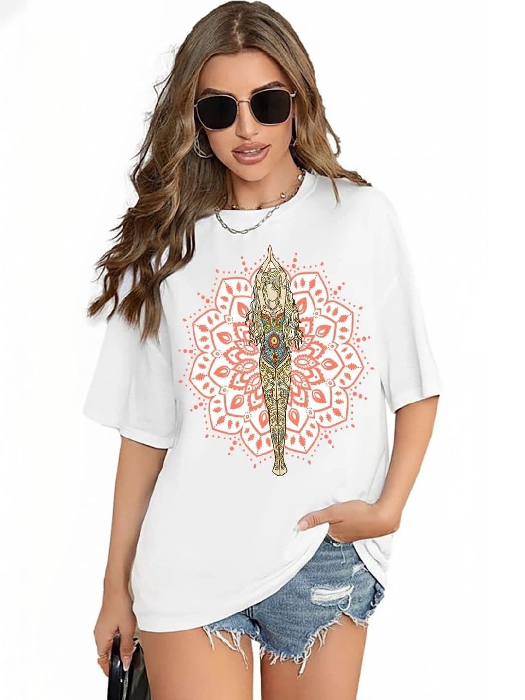 VLAM Unisex Printed Bohemian Slim Fit T-shirt - view 1