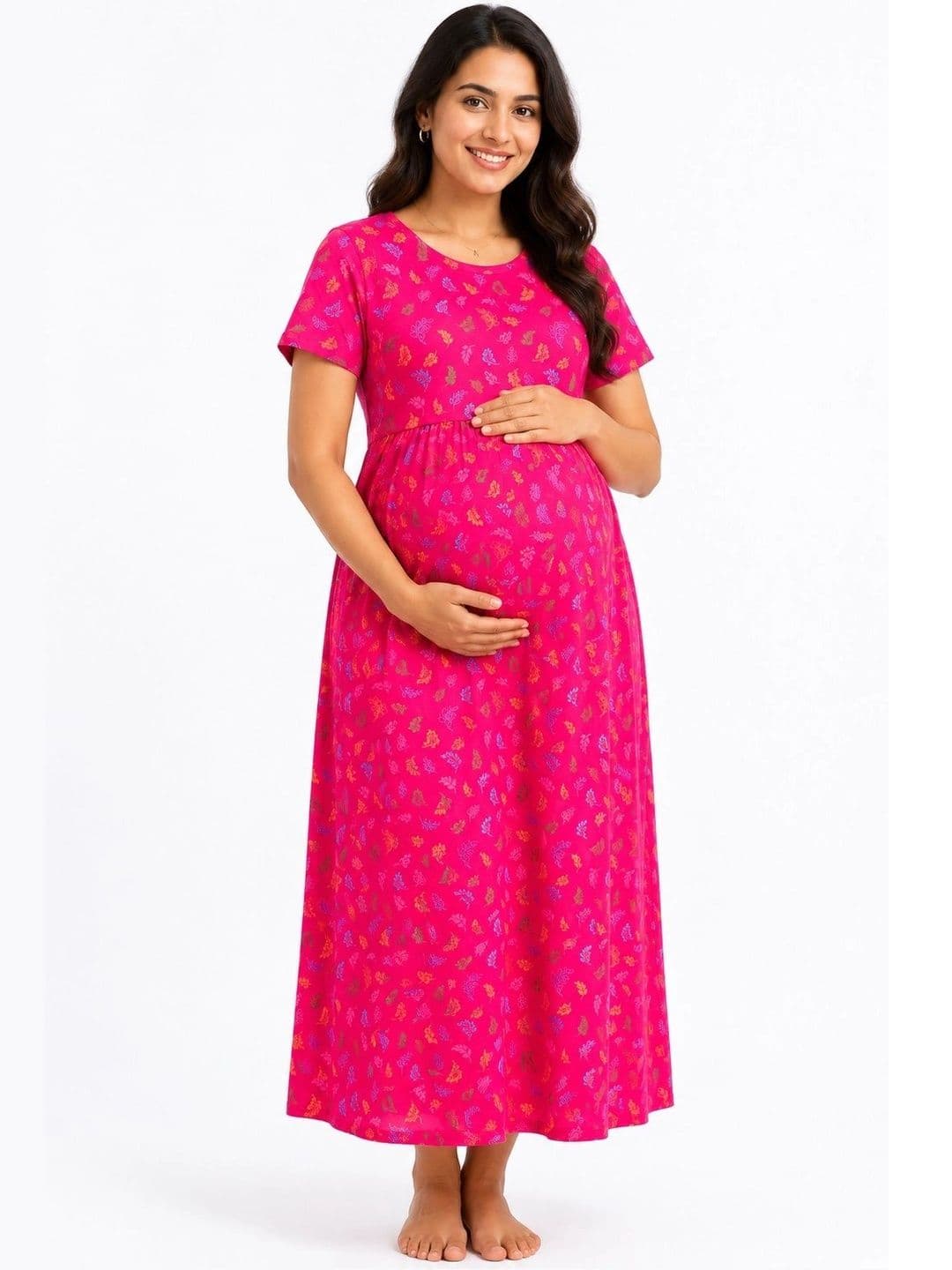 BAESD Printed Maxi Nightdress - view 1