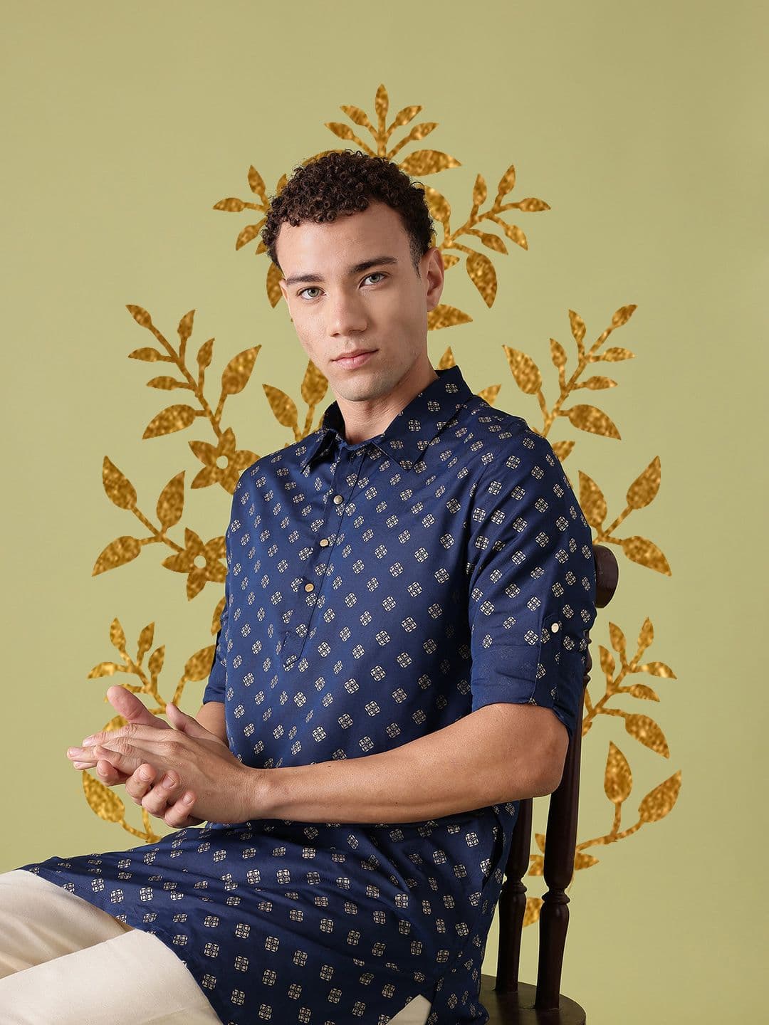 Anouk Ethnic Motifs Printed Kurta - view 1