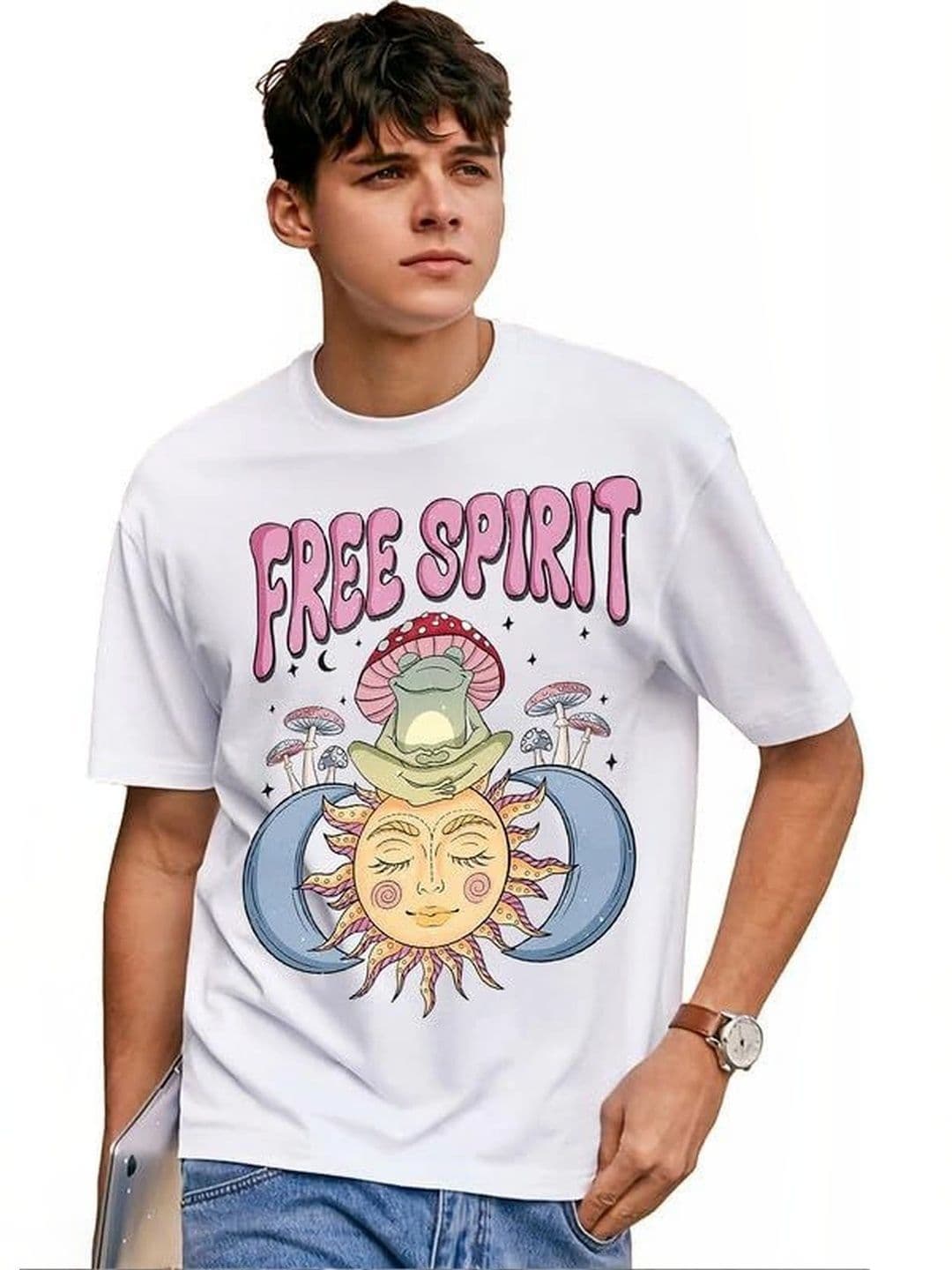 VLAM Unisex Printed Slim Fit T-shirt - view 1