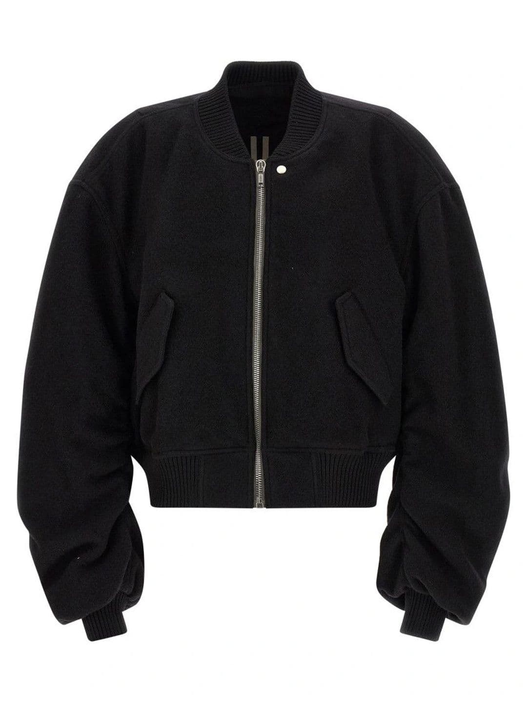 Rick Owens Black Solid Wool Jacket - view 1