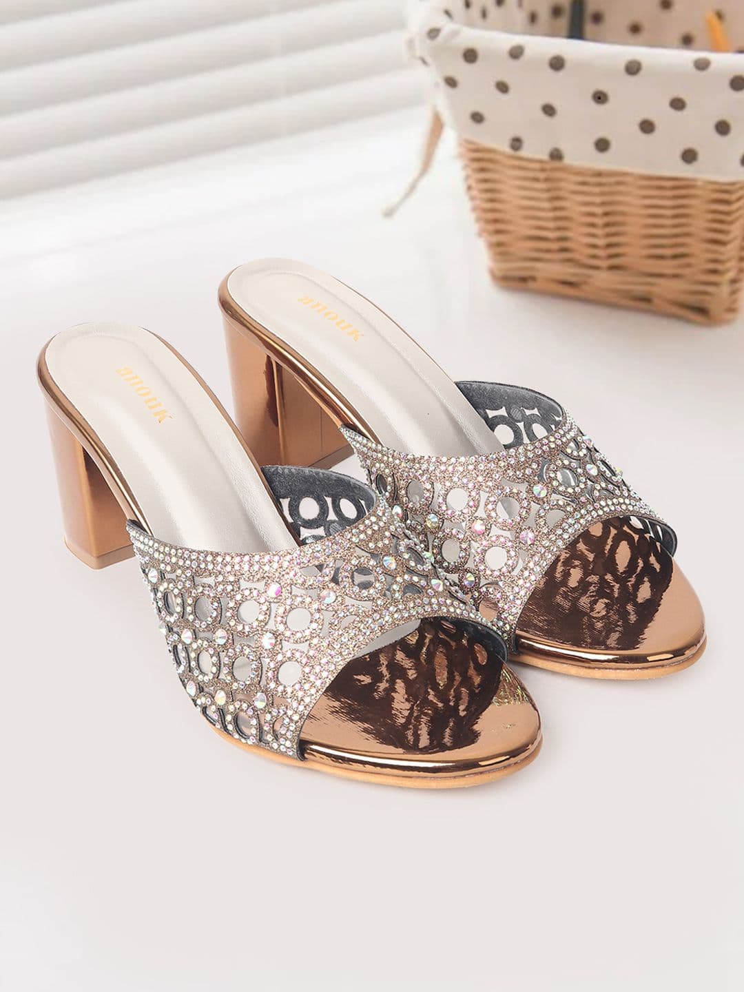 Anouk Women Embellished Block Sandals - view 1