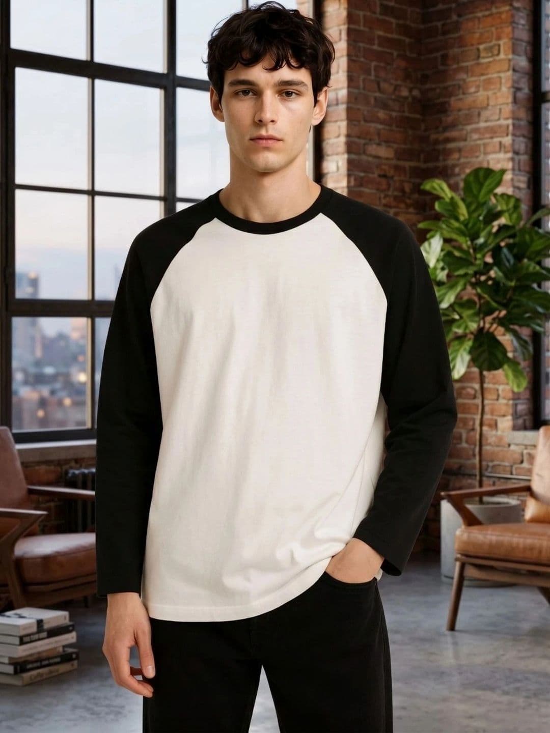 Imsa Moda Men Colourblocked T-shirt - view 1