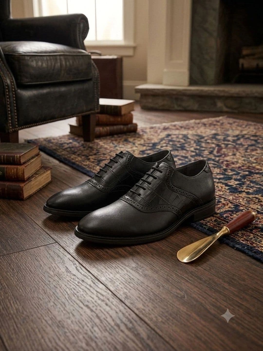 INVICTUS Men Textured Round Toe Lace-Ups Formal Derbys - view 1