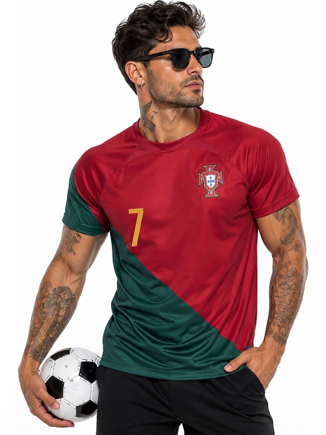 dostitch Men Colourblocked Sports T-shirt - view 1