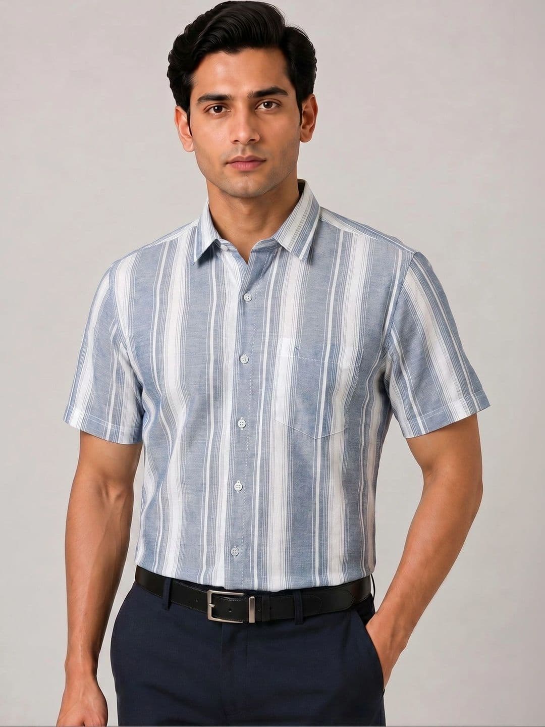 ACCOX Men Comfort Striped Formal Shirt - view 1
