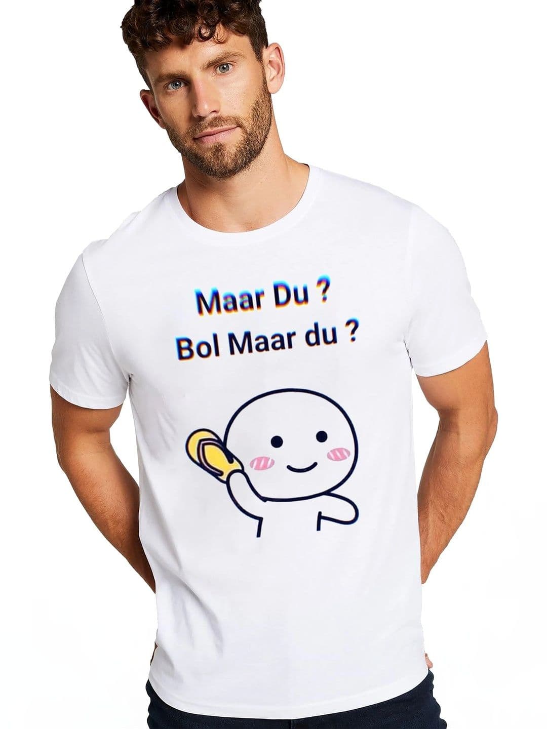 VLAM Unisex Typography Printed Slim Fit T-shirt - view 1