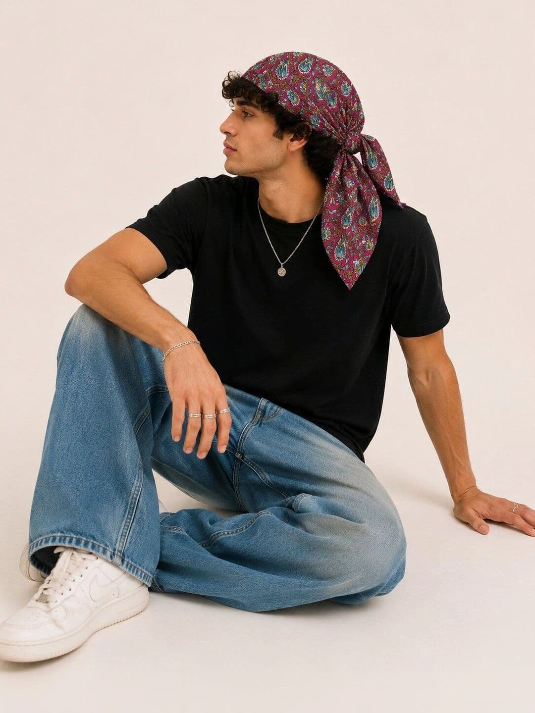 HOUSE OF PEHNAVA Men Printed Scarf - view 1