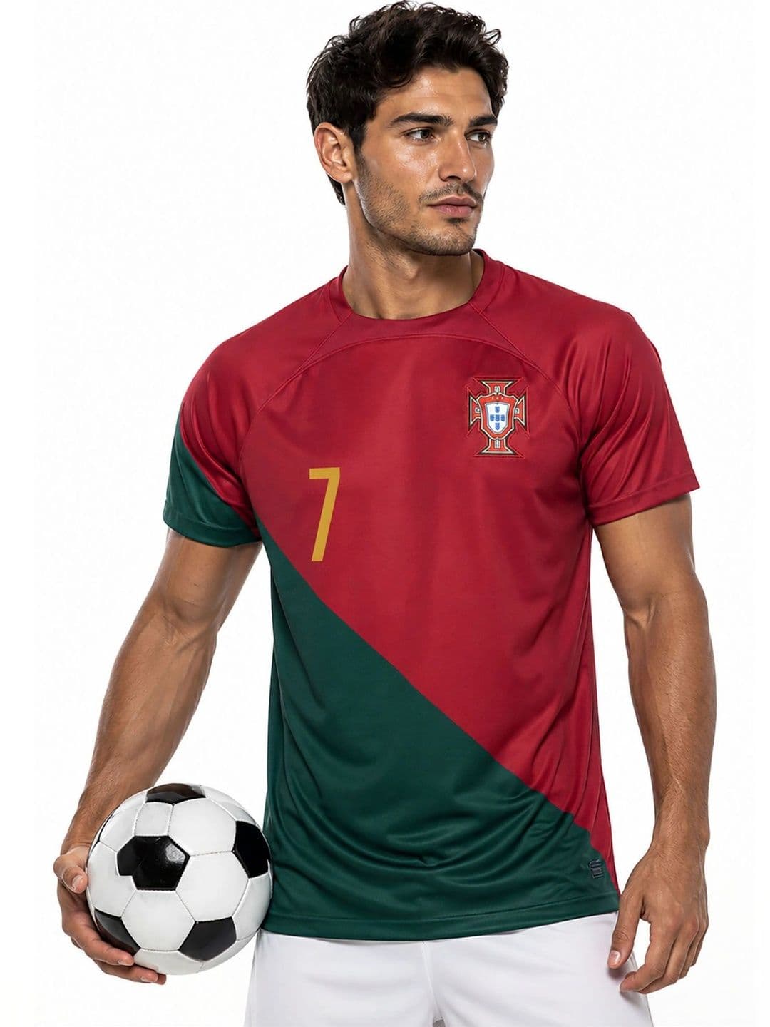 dostitch Men Brand Logo Colourblocked Sports T-shirt - view 1