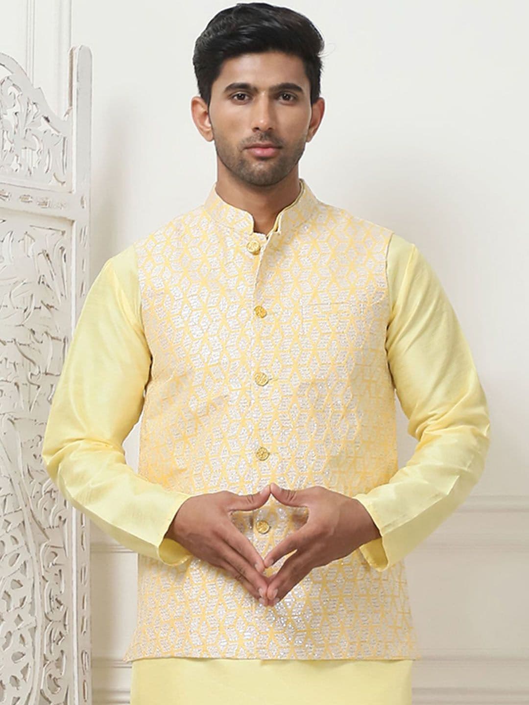 Anouk Woven Design Nehru Jackets - view 1